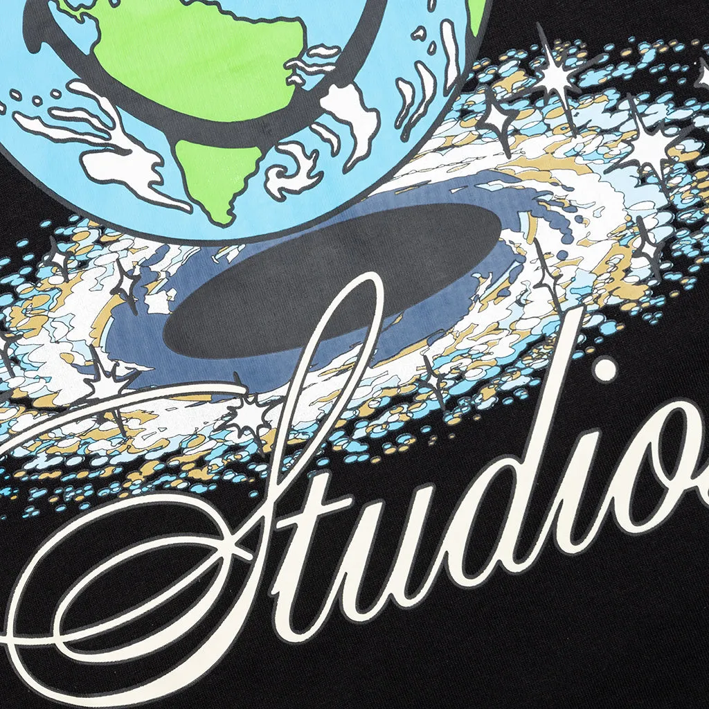 Smiley Galaxy T-Shirt - Black