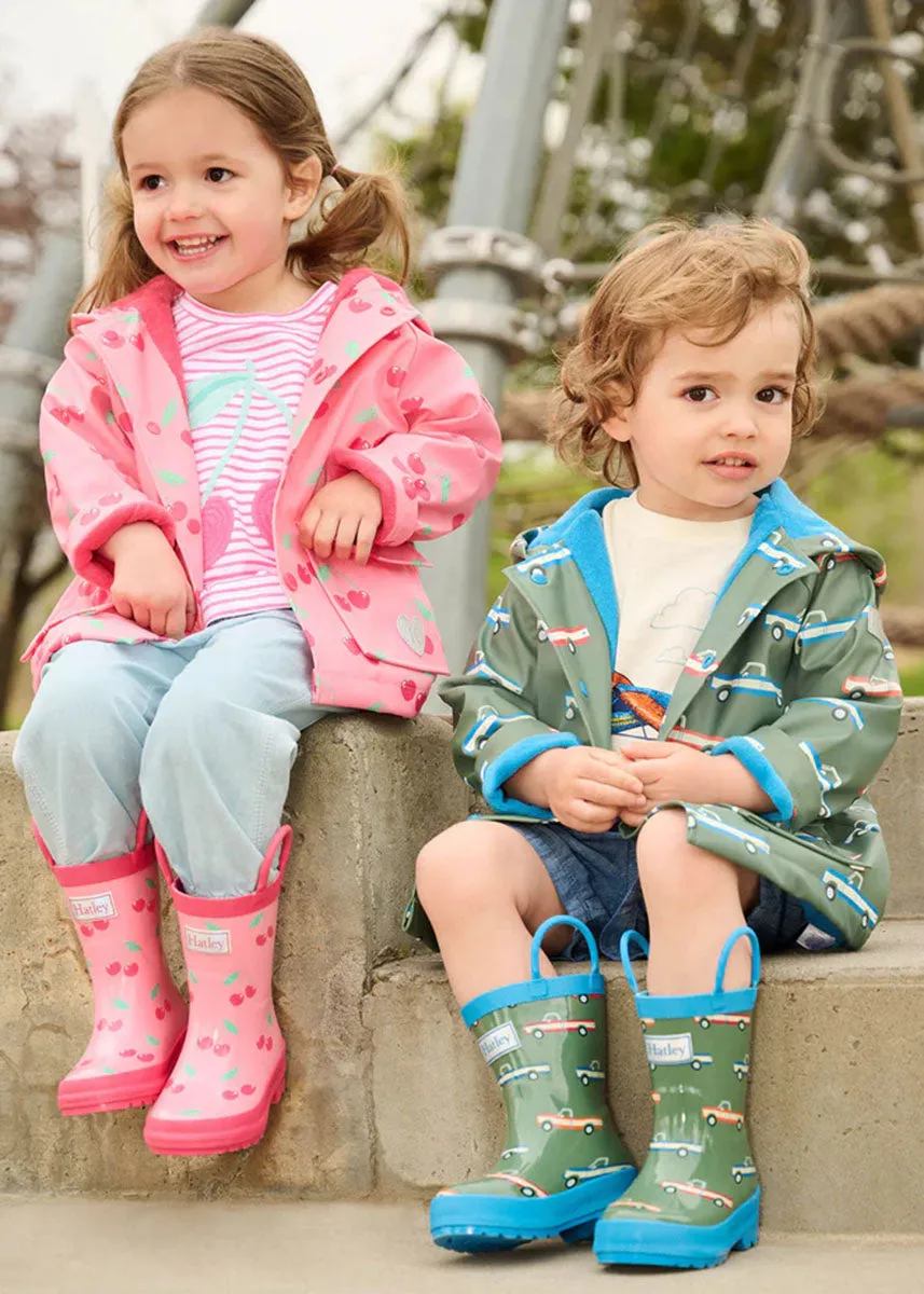 Snap Raincoat - Cherries