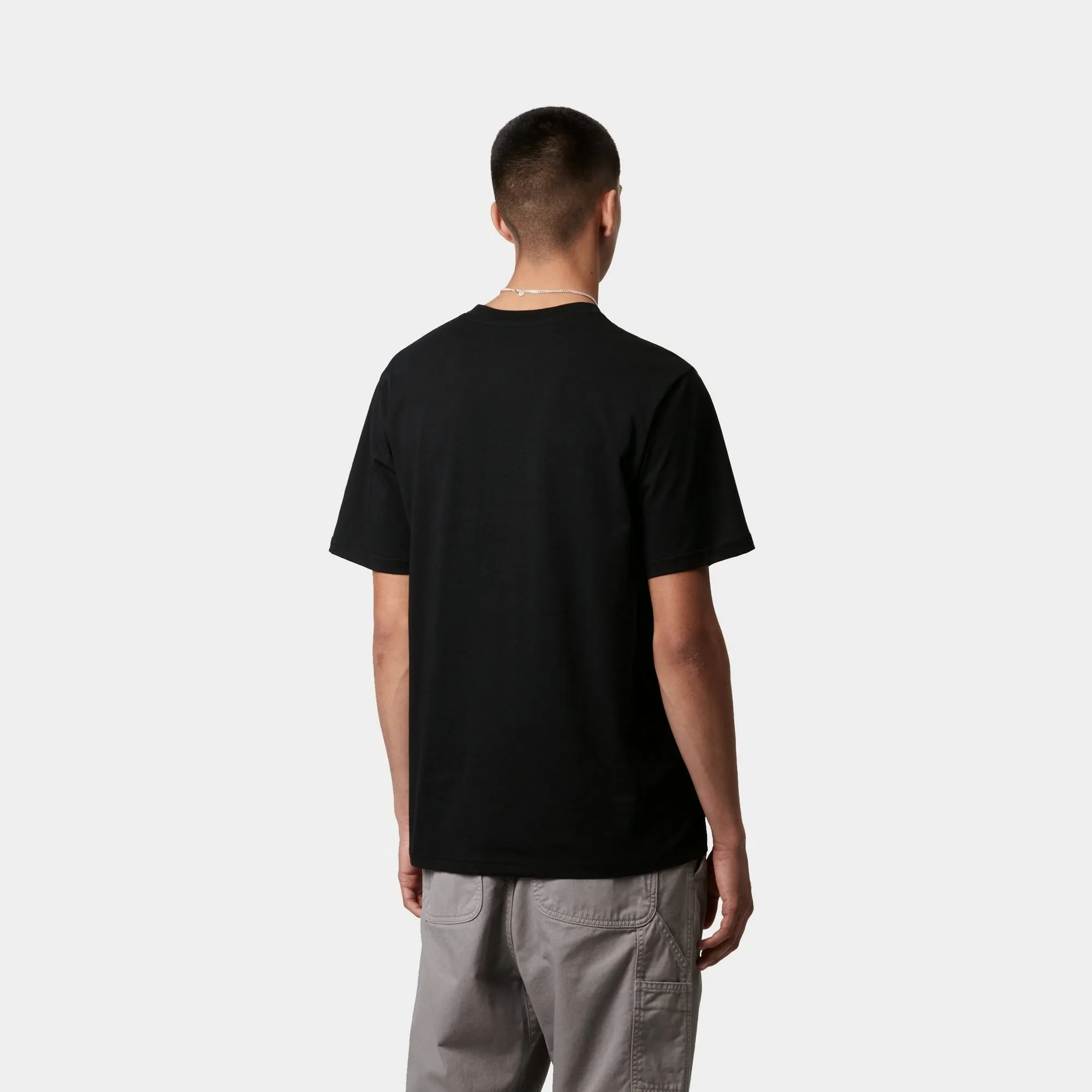 Standard Crew Neck T-Shirt (2 Pack) | Black   Black