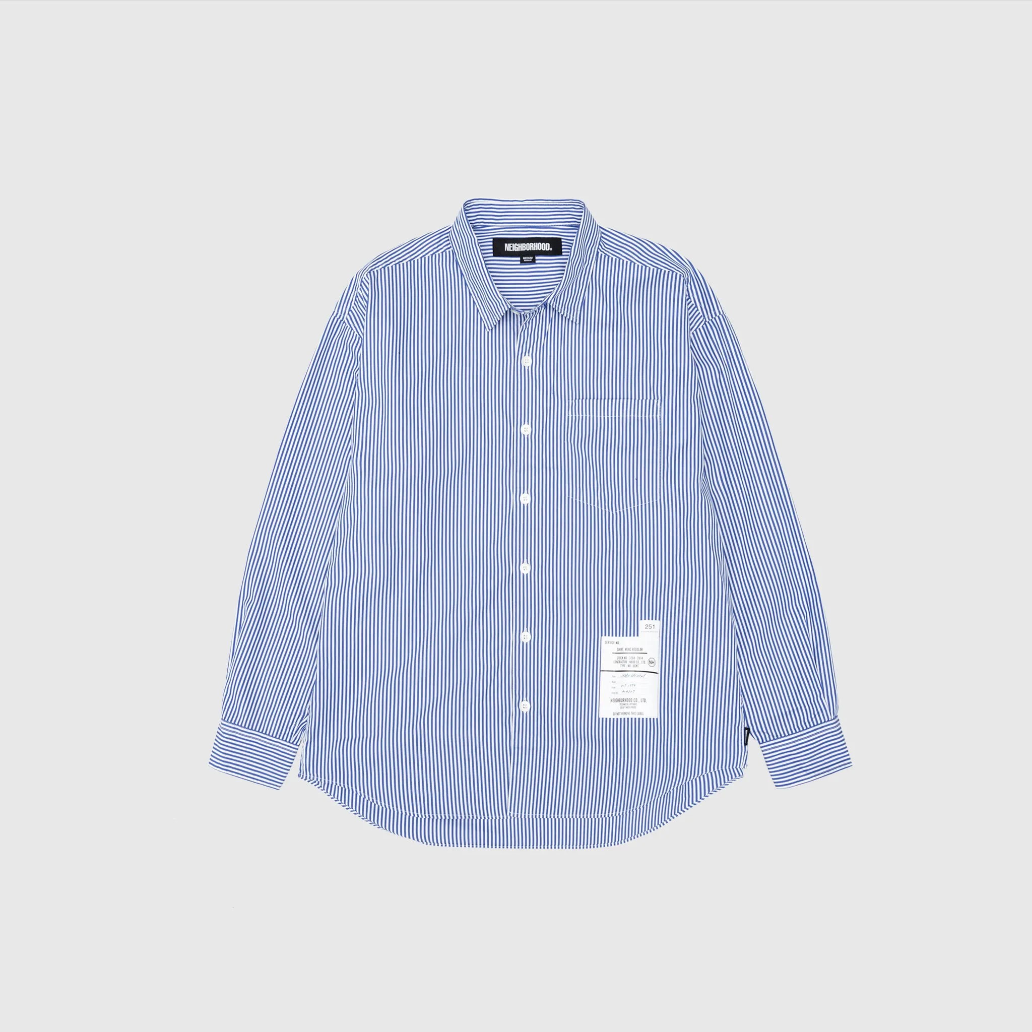 STRIPE SHIRT LS