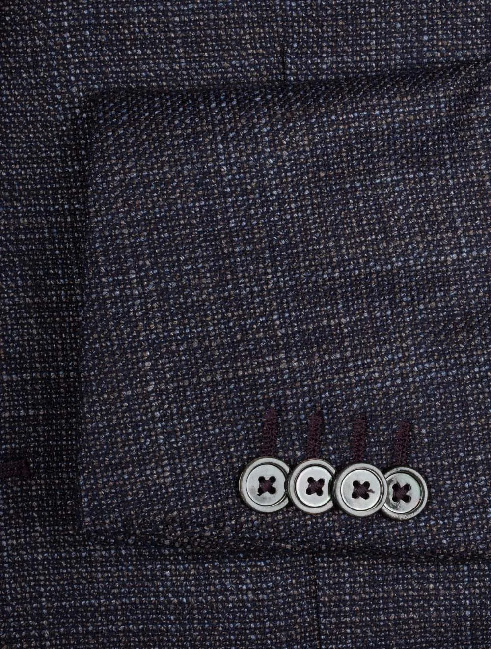 Subtle Check Sports Jacket Navy