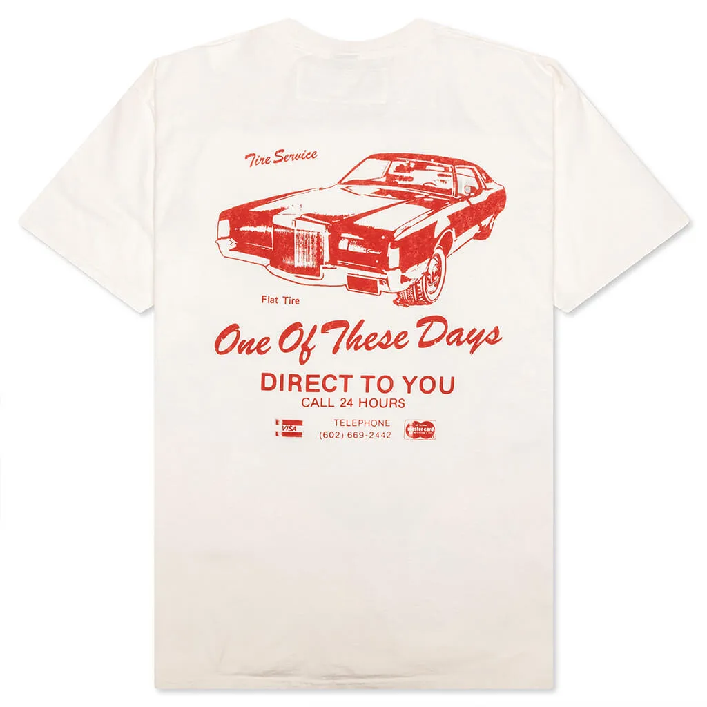 Tire Service T-Shirt - Bone