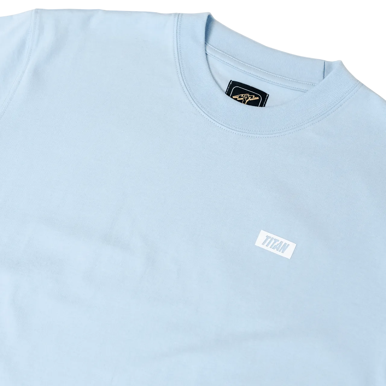 Titan Staples Strike Side Logo Tee - Powder Blue