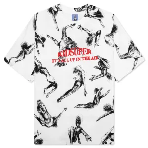 Trapeze Women All Over Print Shirt - White