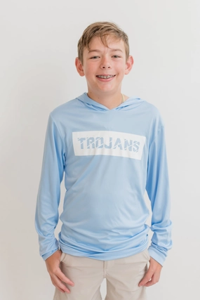 Trojans Hooded Long Sleeve T-Shirt