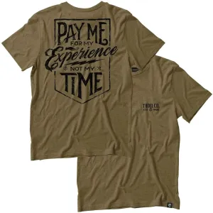 Troll Co. Men's "Pay Me for My Experience Not My Time" Short Sleeve T-Shirt