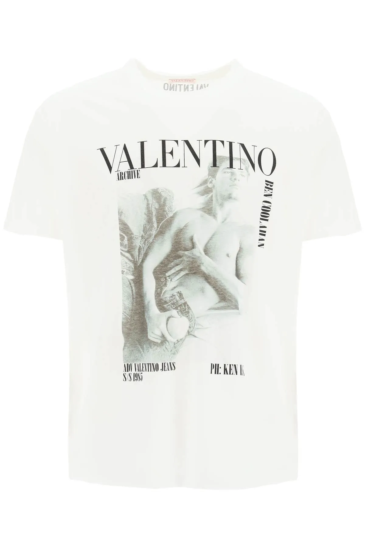 Valentino Logo Printed Crewneck T-Shirt
