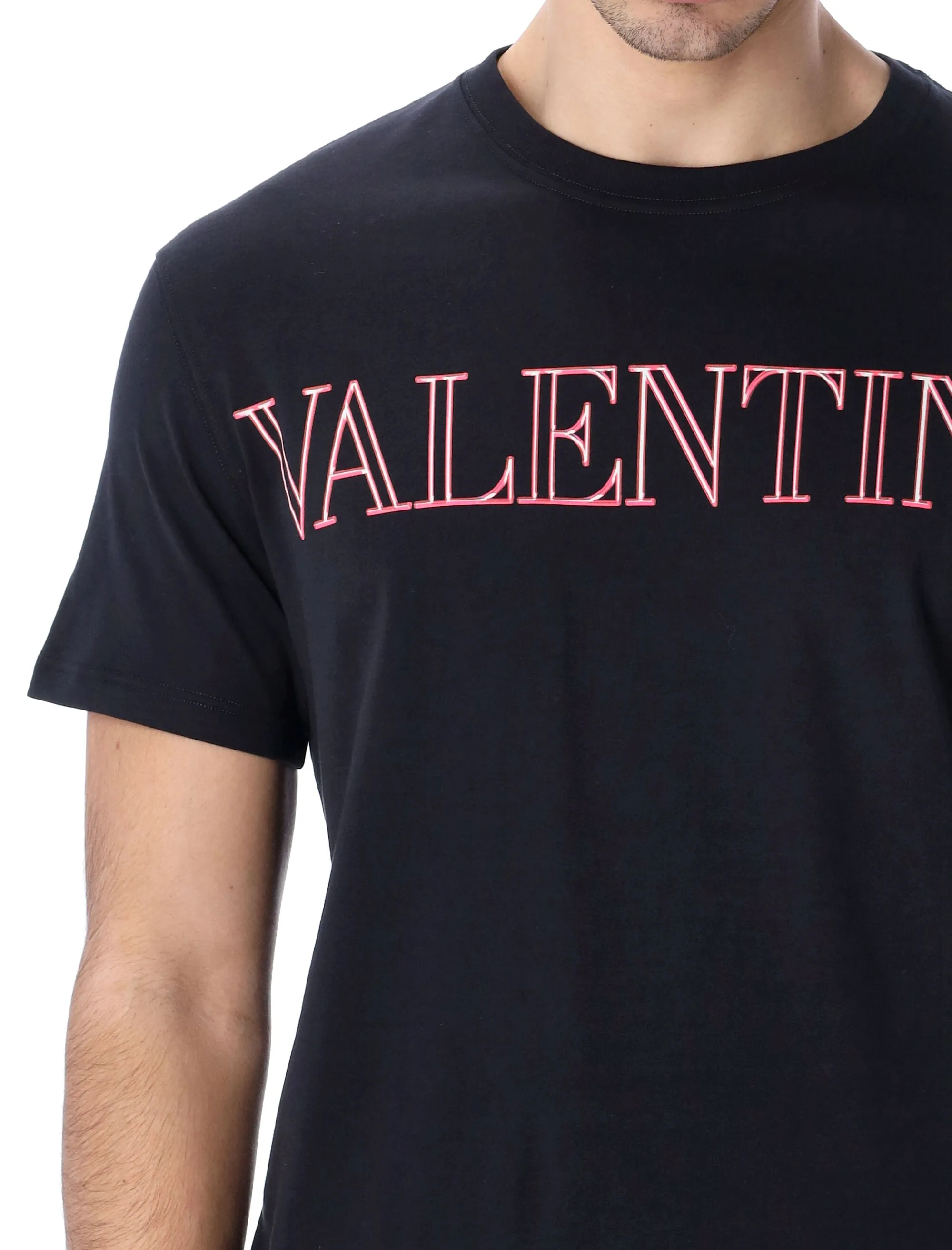 Valentino	Neon Universe Printed T-Shirt