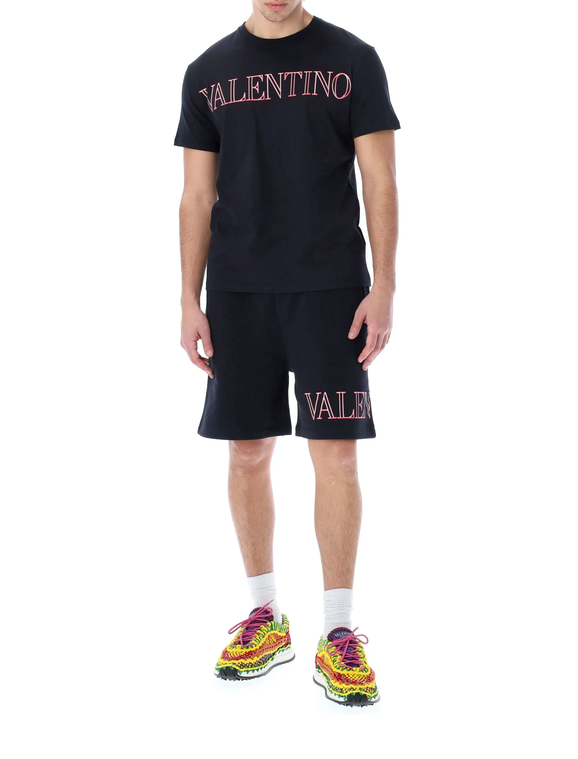 Valentino	Neon Universe Printed T-Shirt