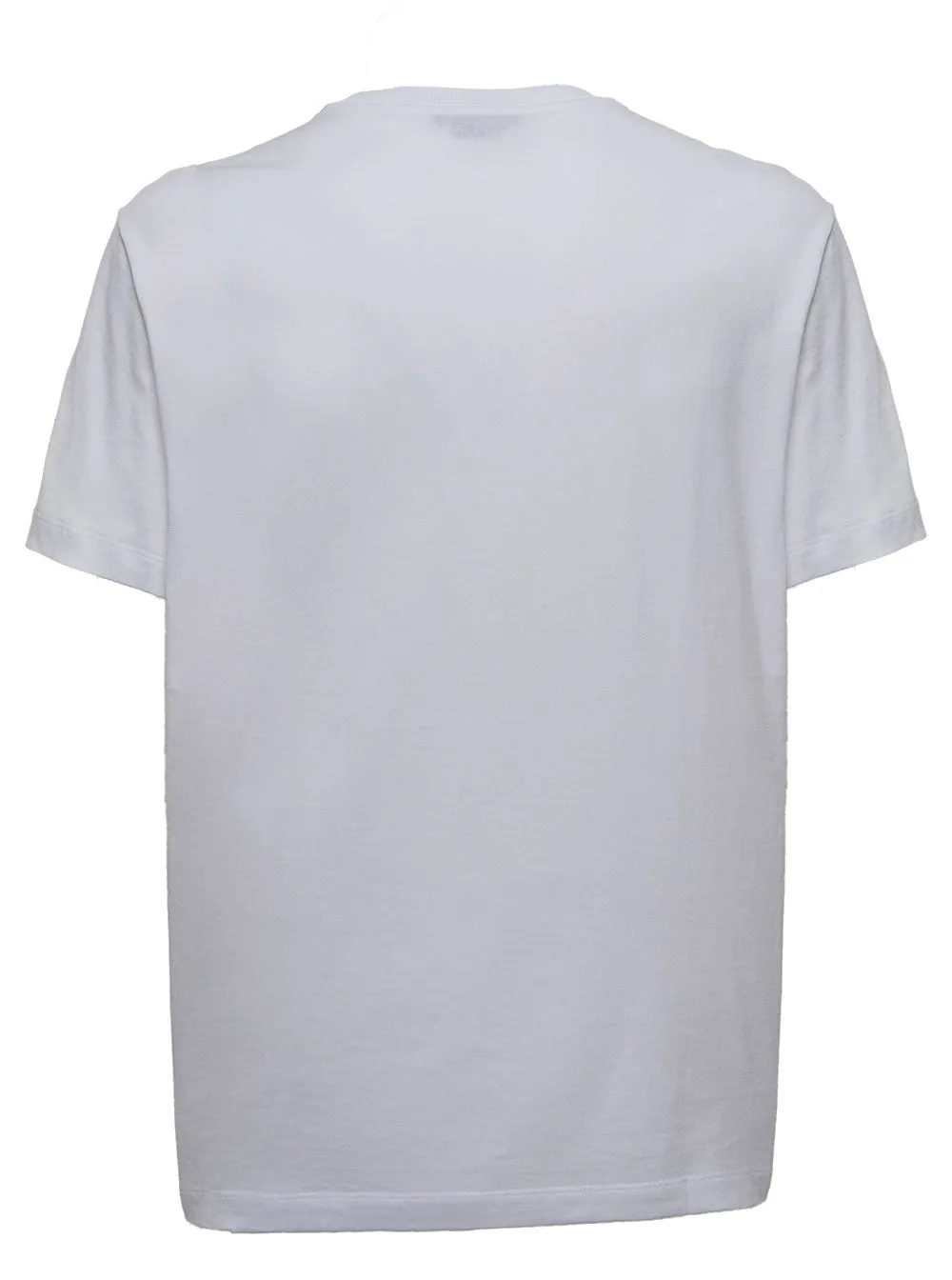 Versace Logo Printed Crewneck T-Shirt