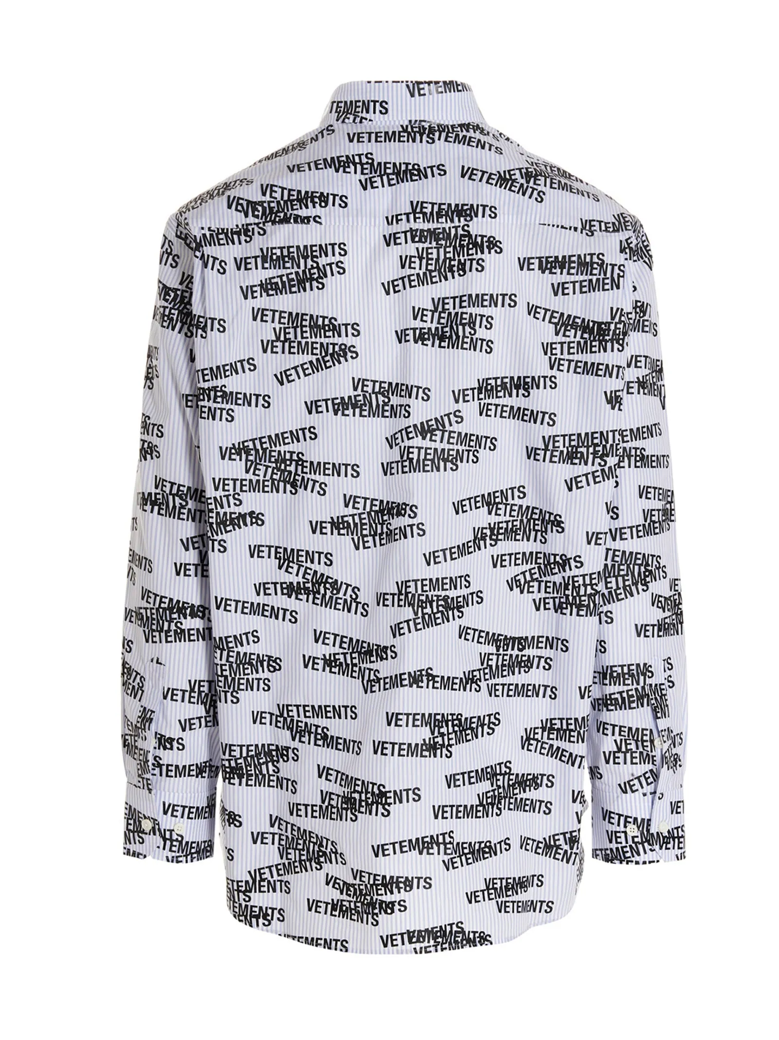 Vetements All-Over Logo Printed Shirt