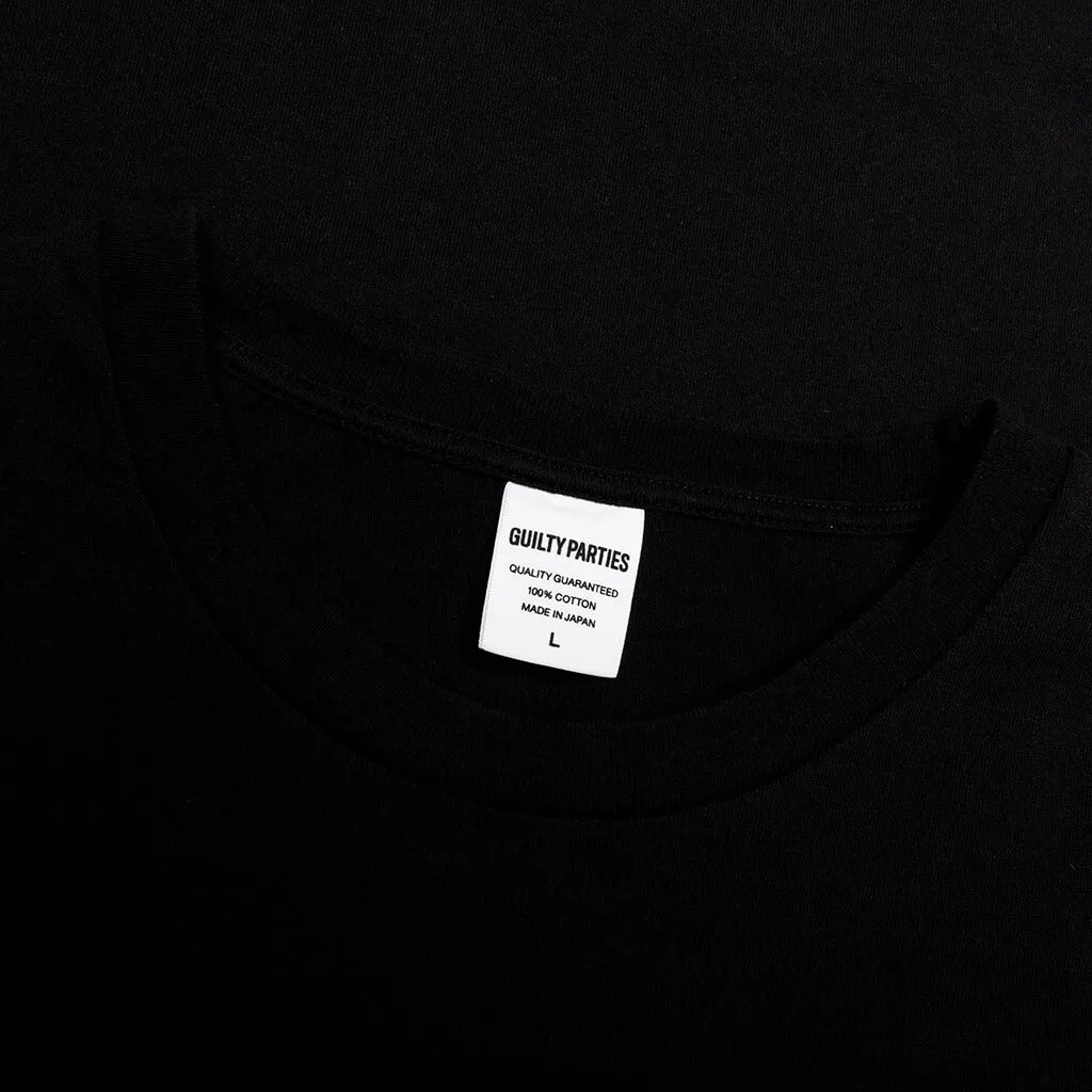 Washed Heavyweight Crewneck T-Shirt Type 2 - Black