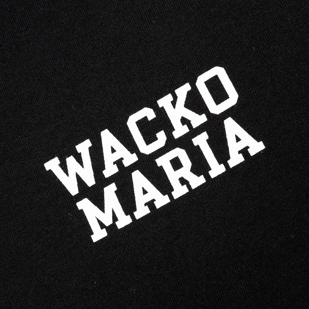 Washed Heavyweight Crewneck T-Shirt Type 5 - Black