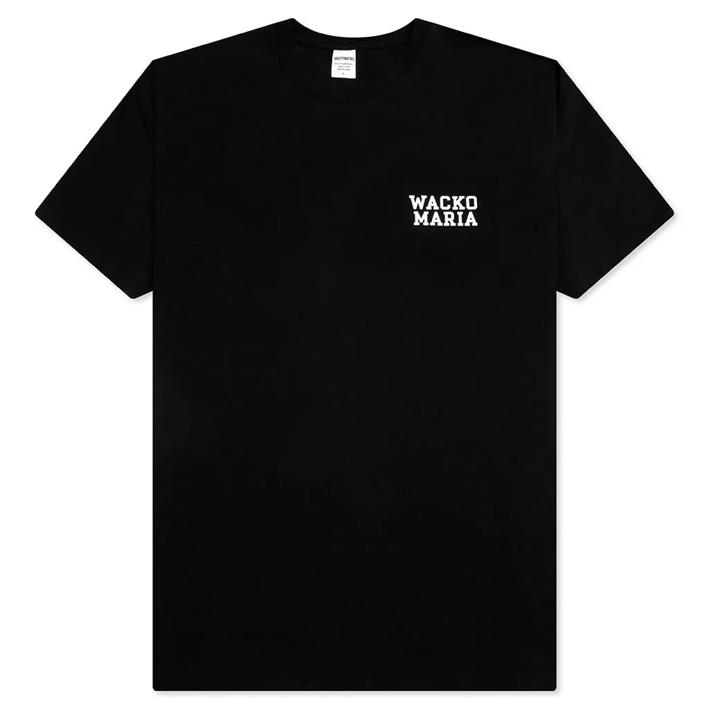 Washed Heavyweight Crewneck T-Shirt Type 5 - Black