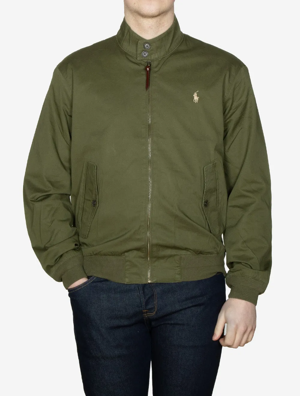 Windbreaker Twill Jacket Olive