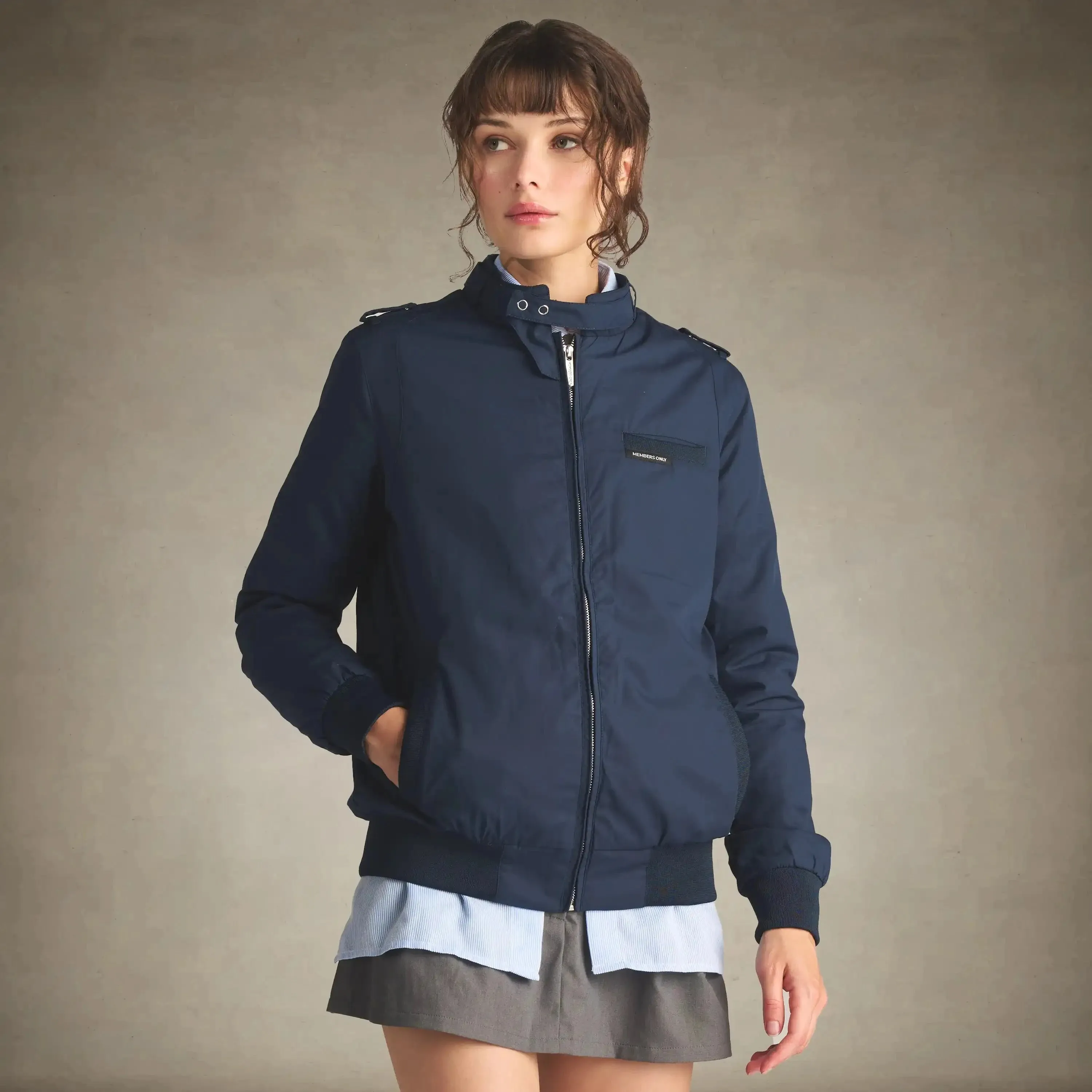 Women's Classic Iconic Racer Jacket (Slim Fit)