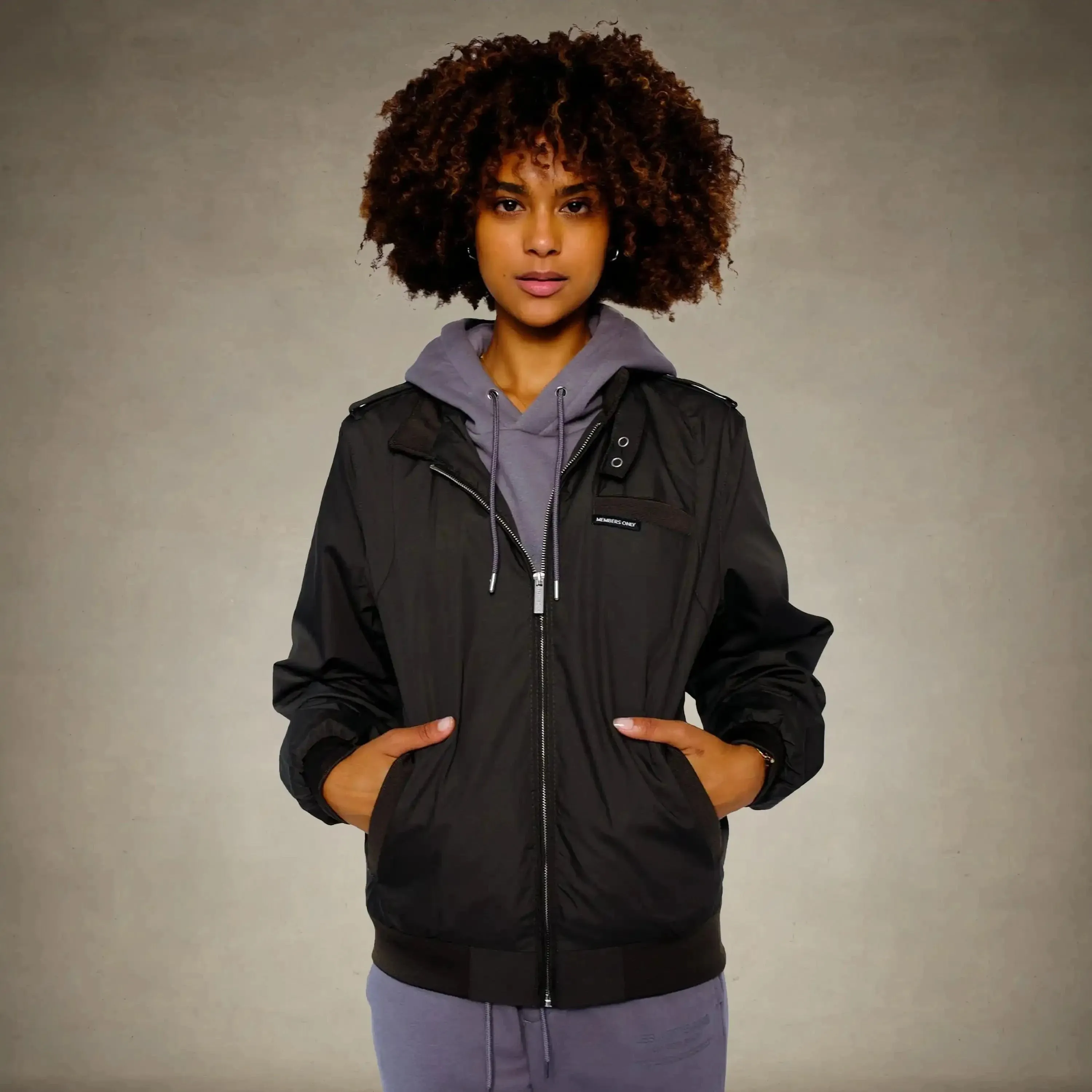 Women's Classic Iconic Racer Oversized Jacket