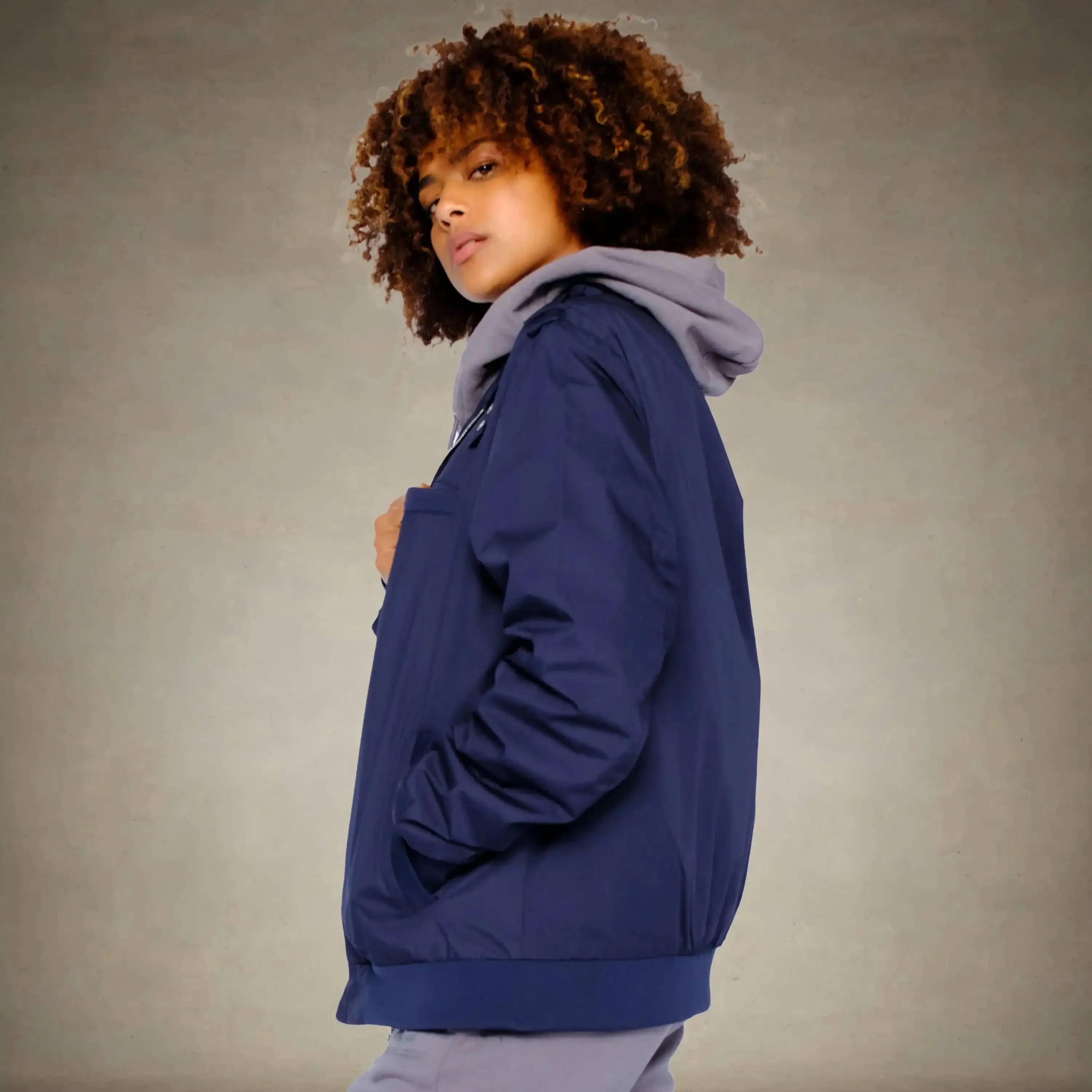 Women's Classic Iconic Racer Oversized Jacket