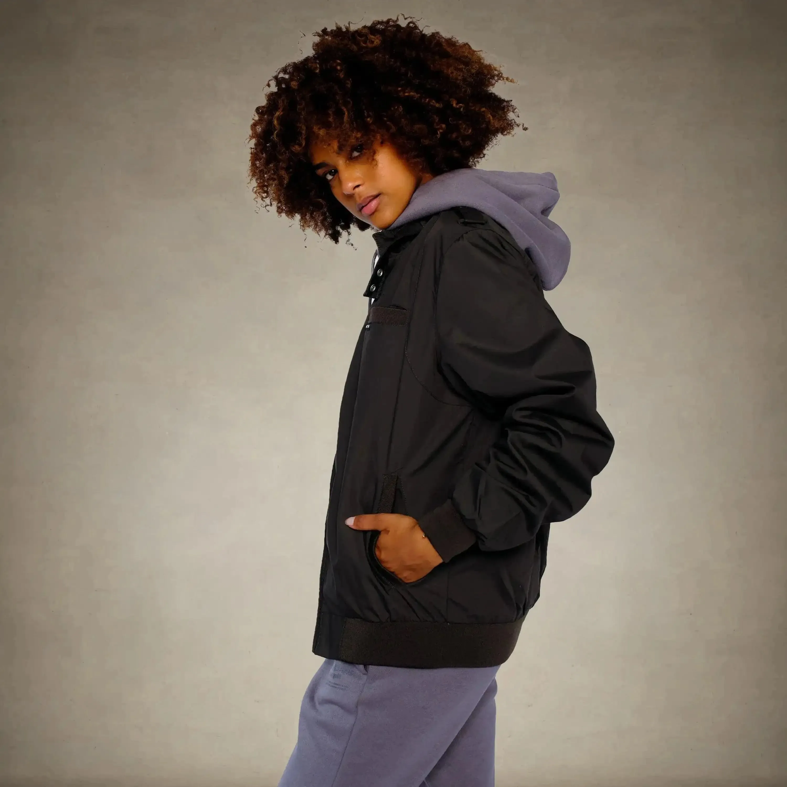Women's Classic Iconic Racer Oversized Jacket