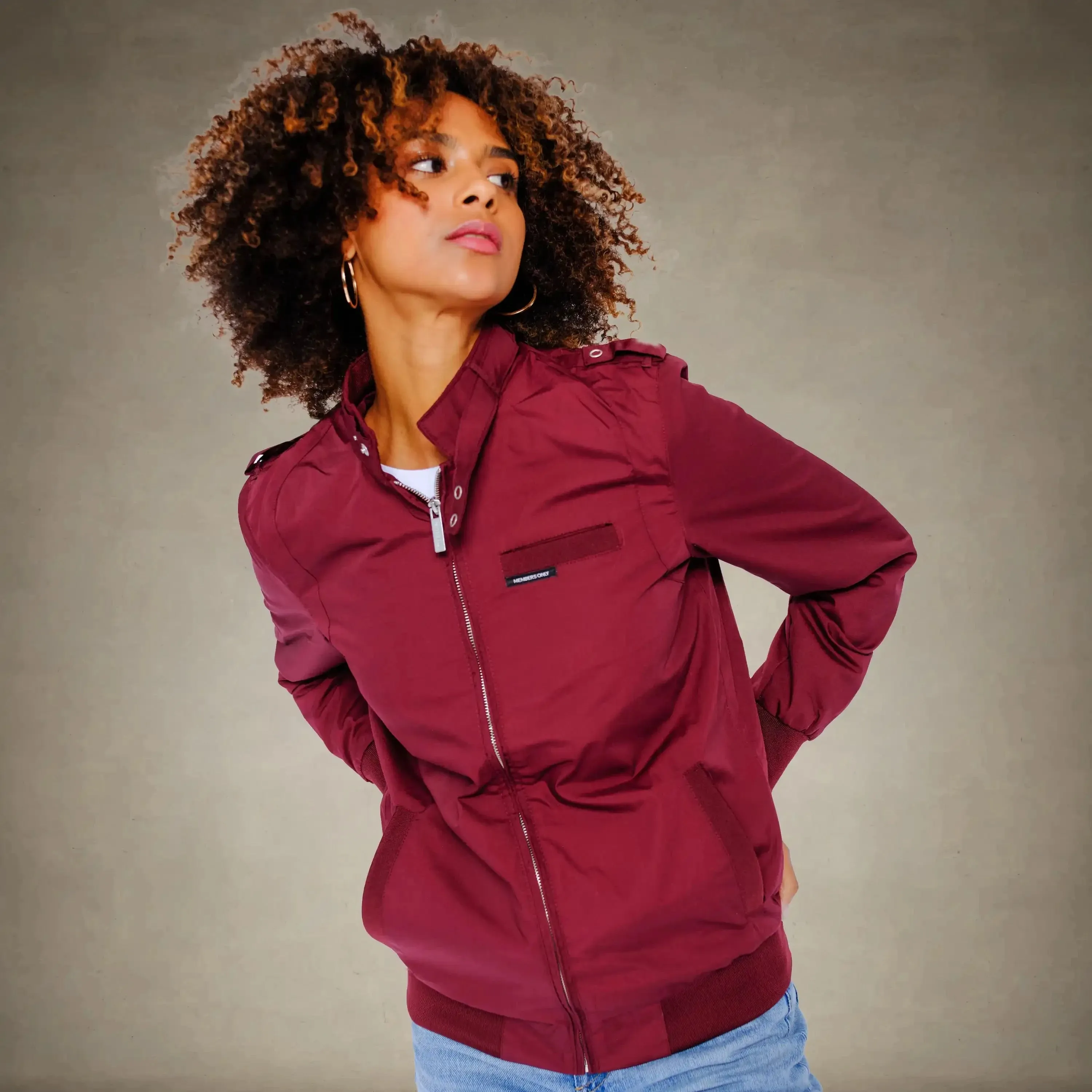 Women's Classic Iconic Racer Oversized Jacket