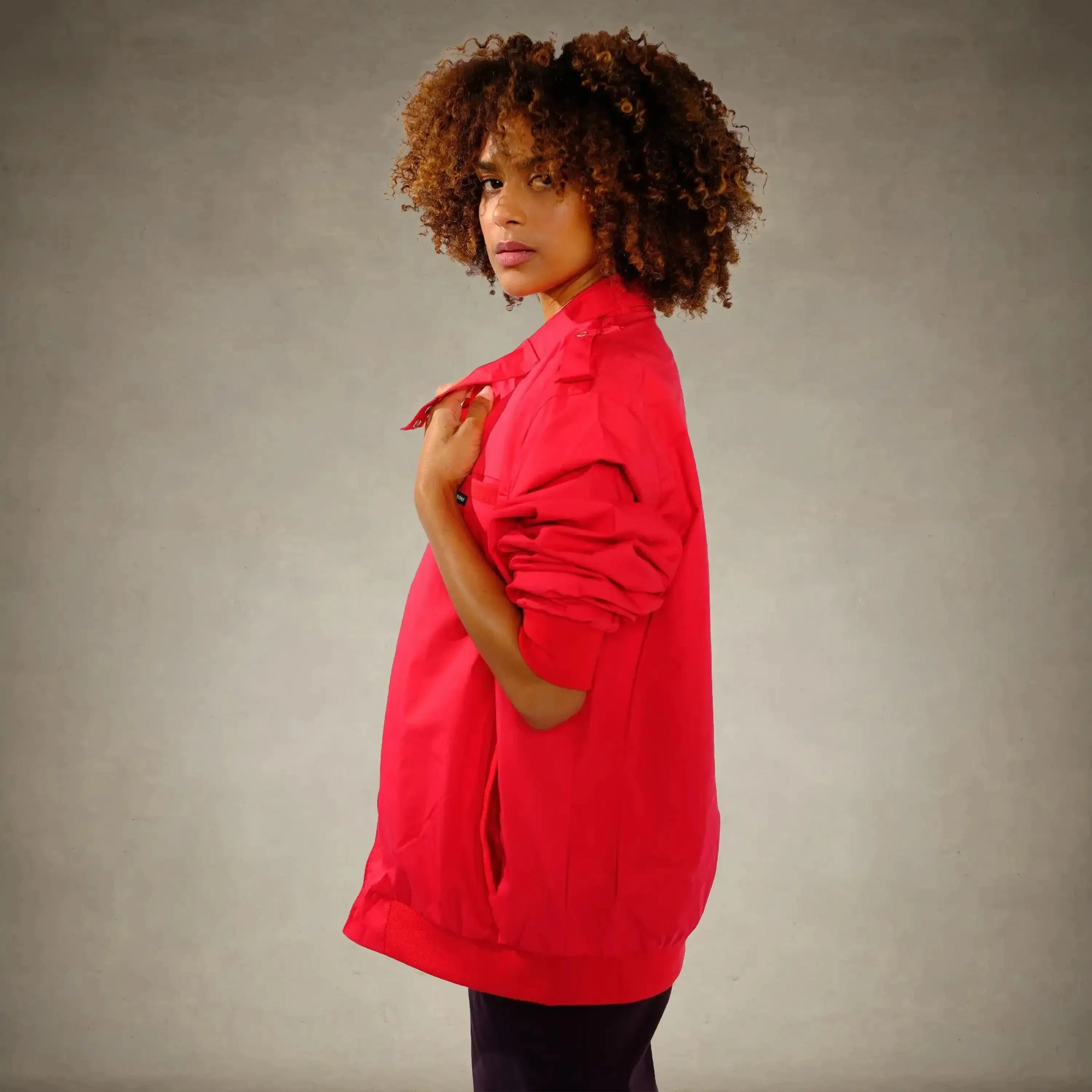 Women's Classic Iconic Racer Oversized Jacket