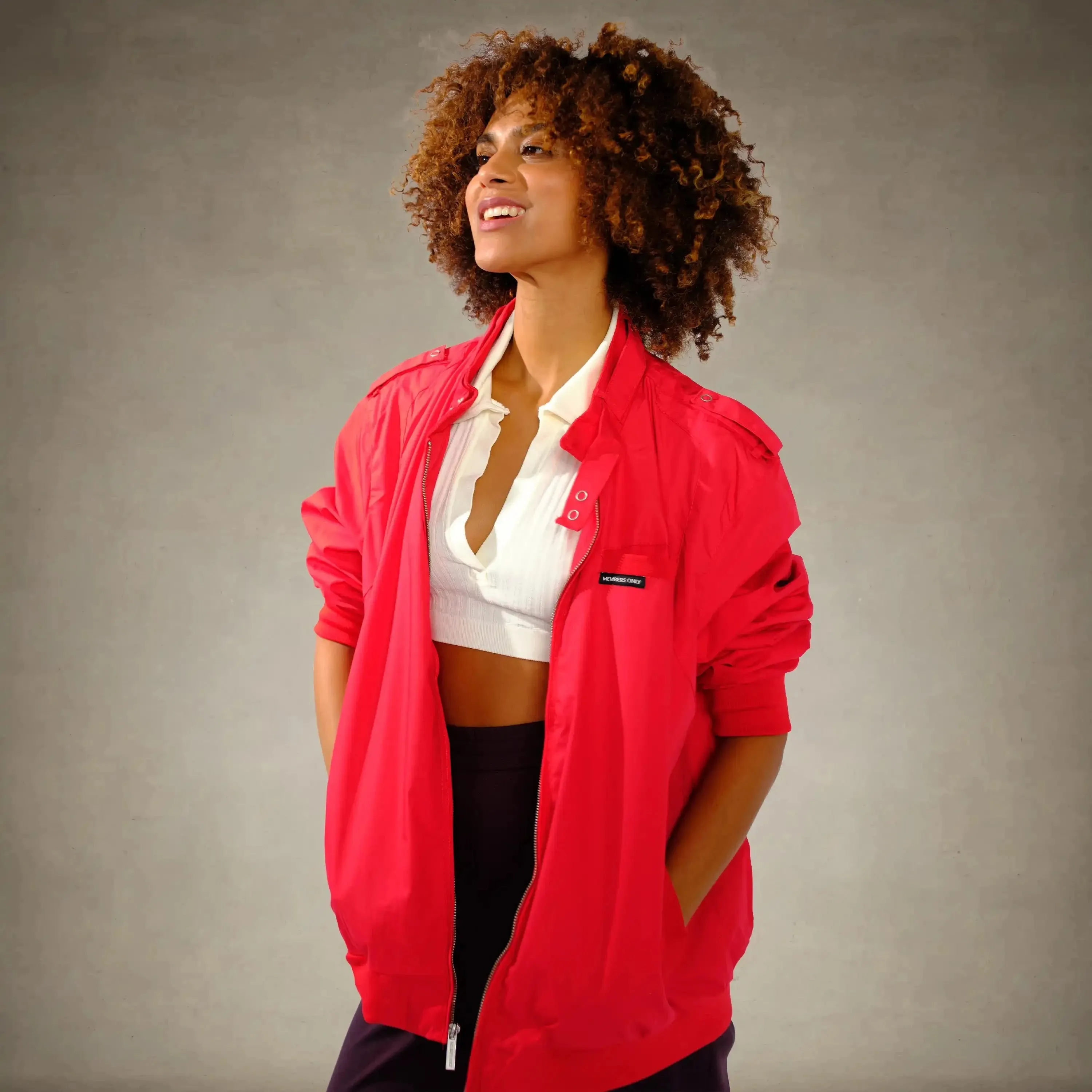 Women's Classic Iconic Racer Oversized Jacket