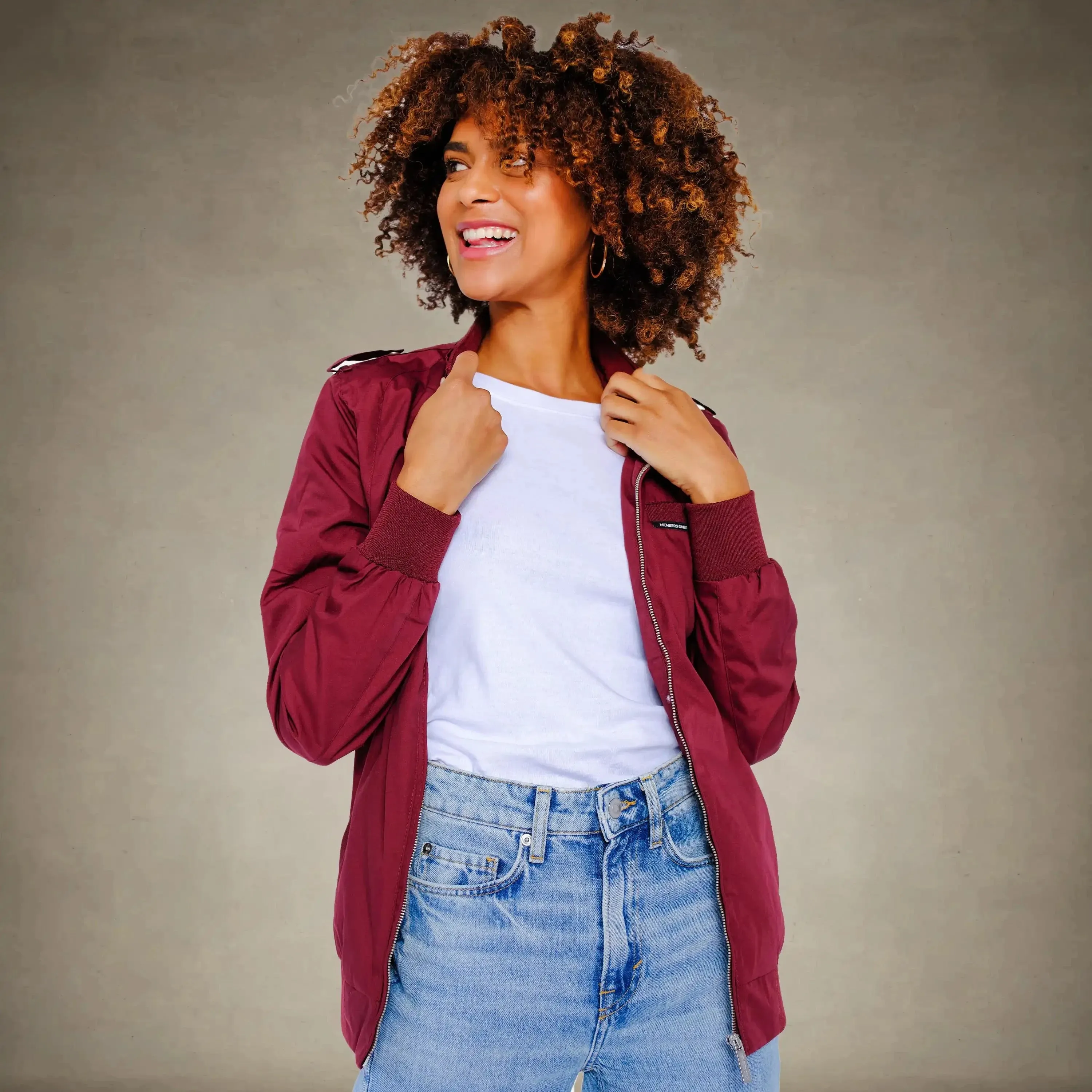Women's Classic Iconic Racer Oversized Jacket