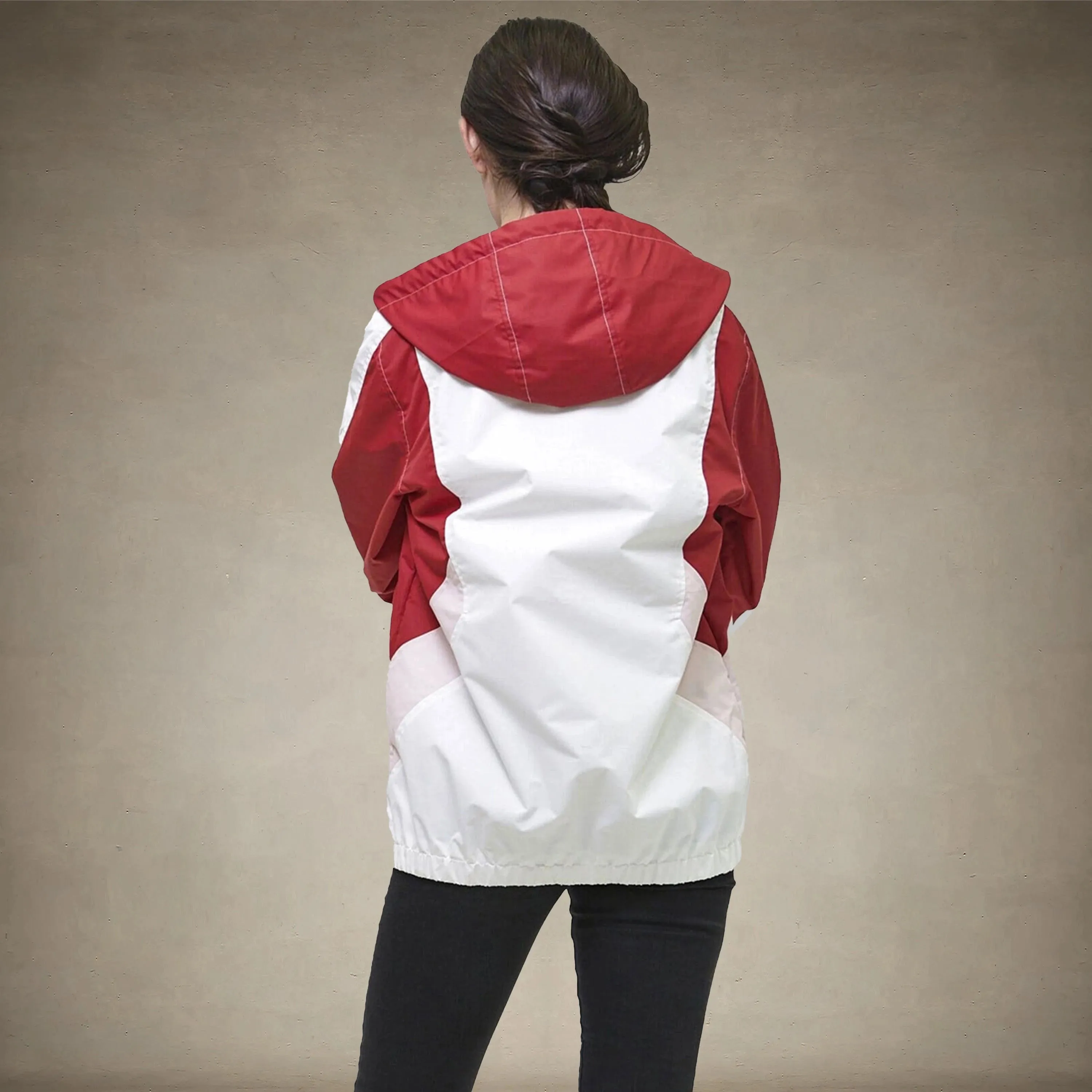 Women's Color Block Poly Taslon Zip Front Jacket - FINAL SALE