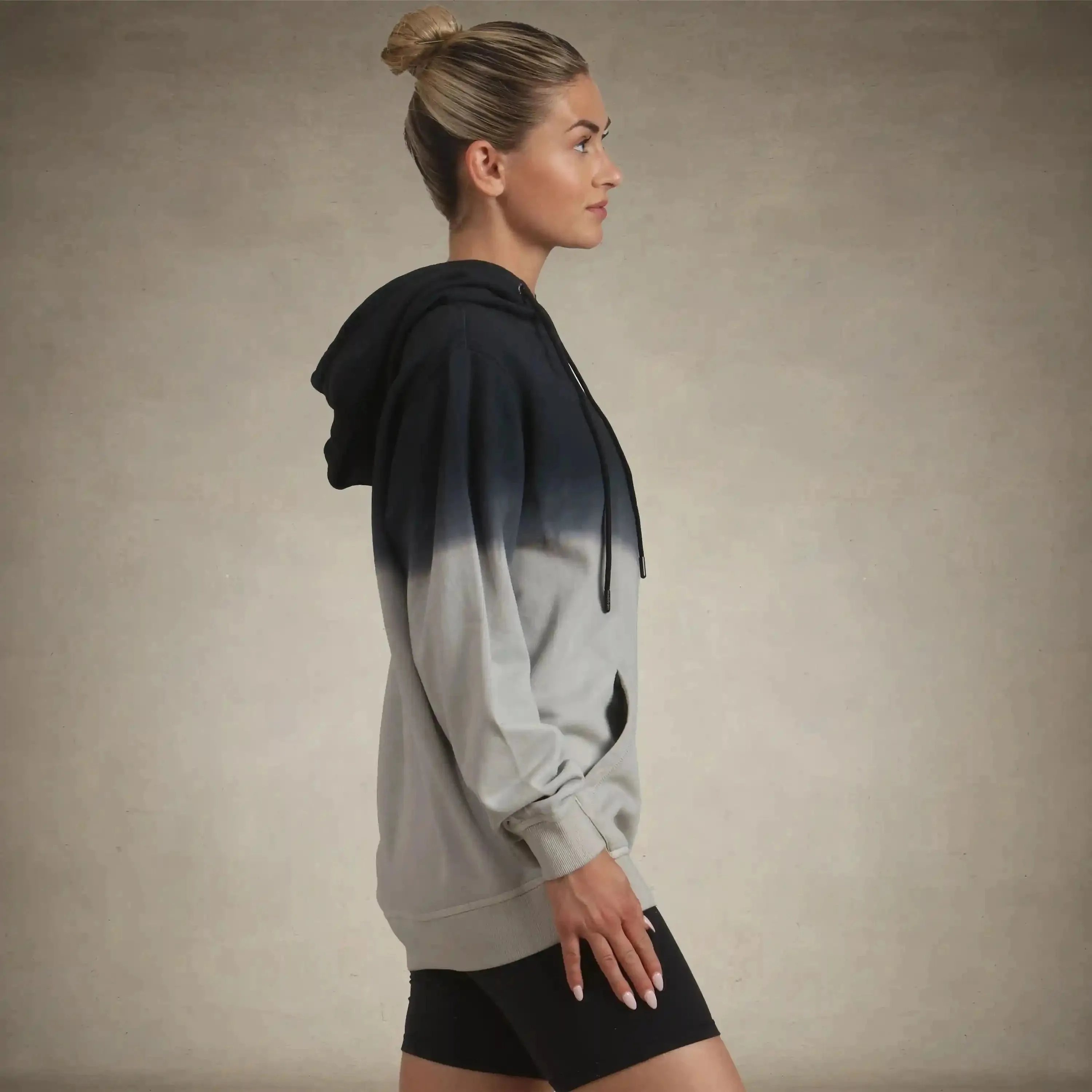 Women's Emerson Ombre Oversized  Hooded Sweatshirt