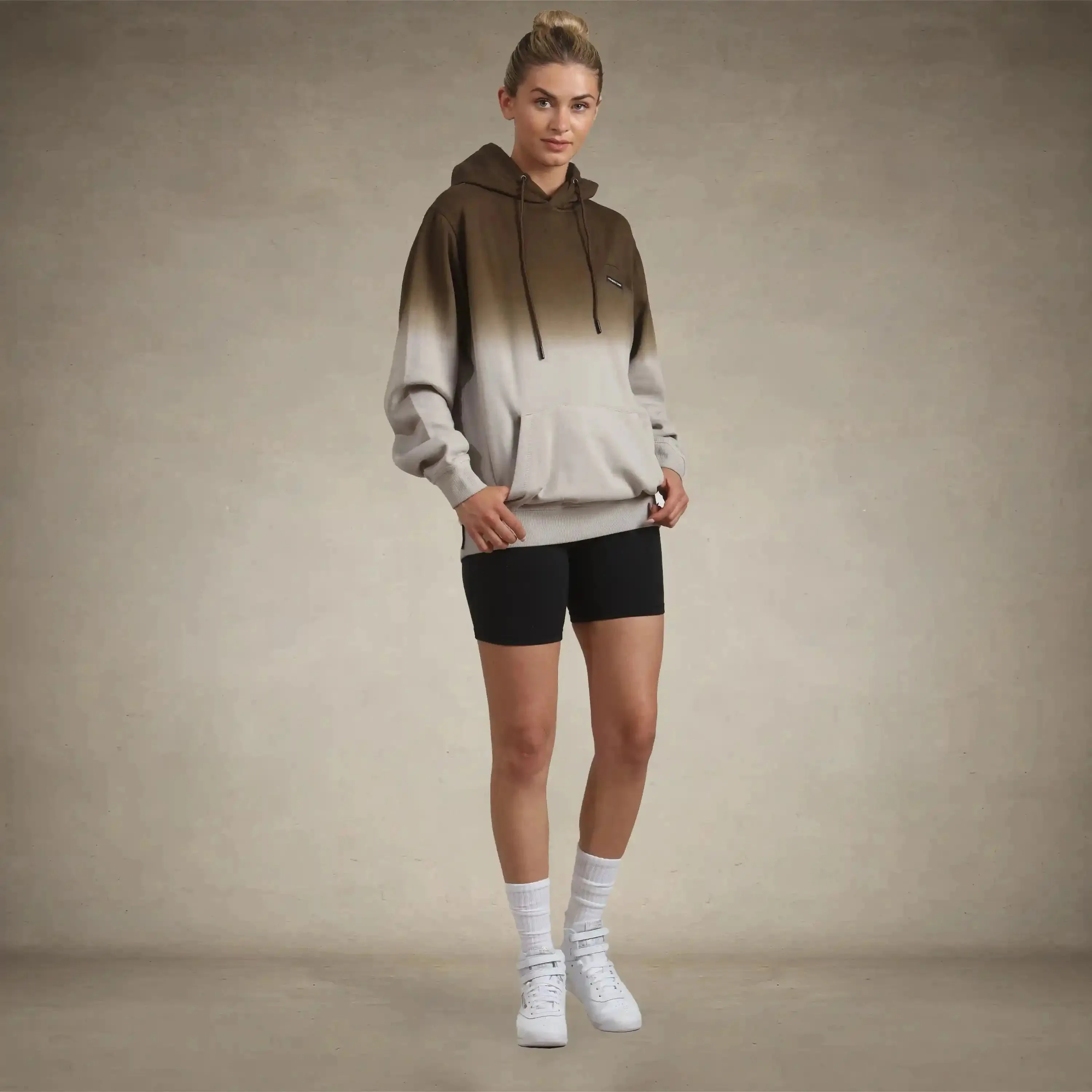 Women's Emerson Ombre Oversized  Hooded Sweatshirt