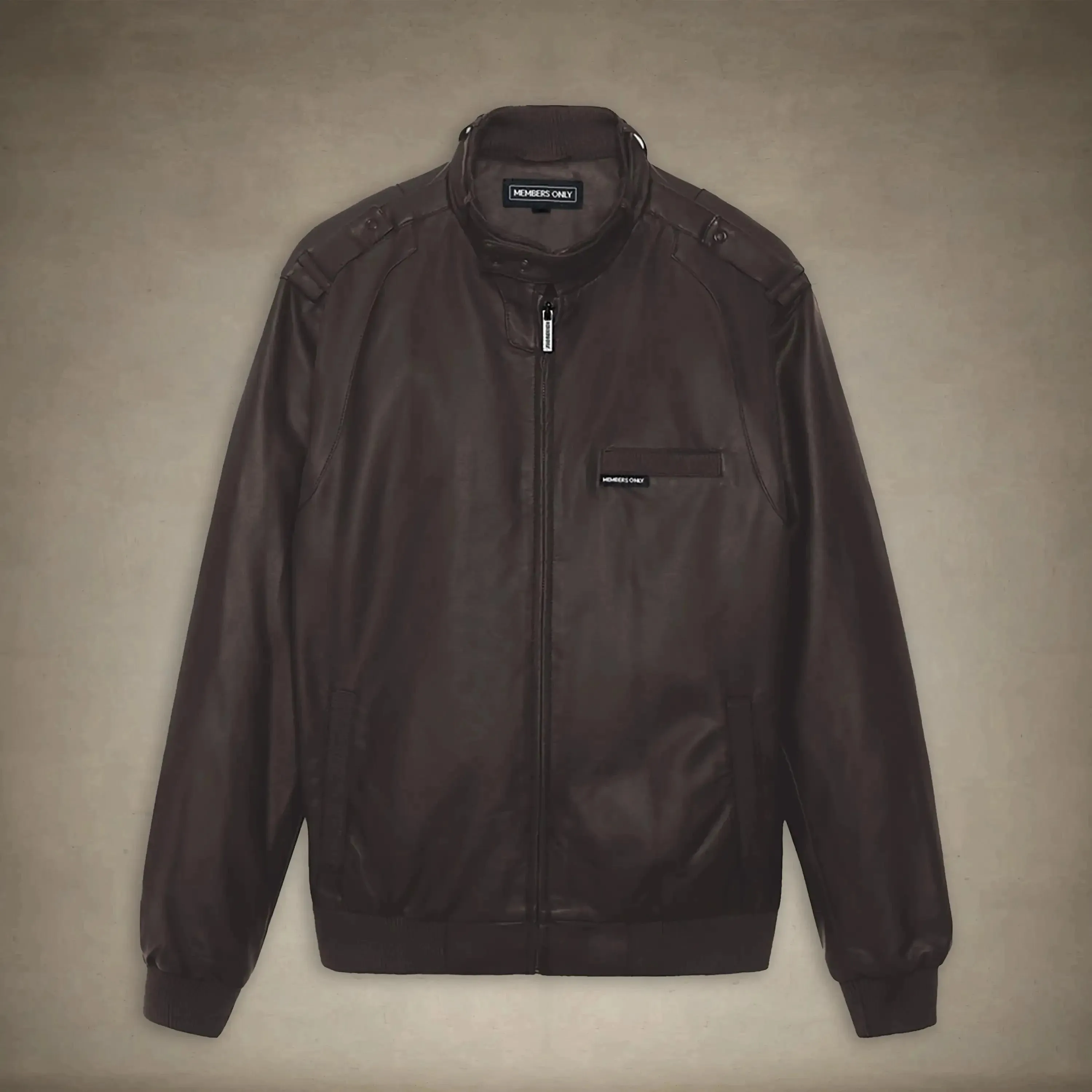 Women's Faux Leather Iconic Racer Oversized Jacket