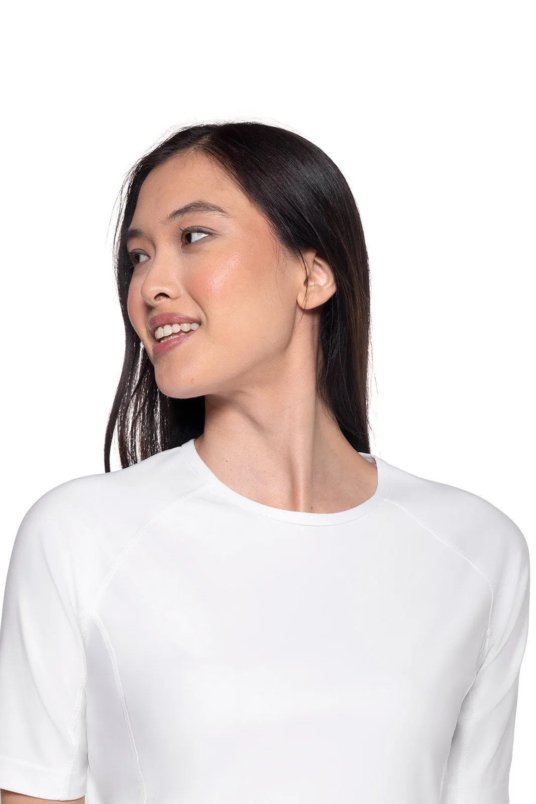 Women's Hightide Short Sleeve Swim Shirt | White
