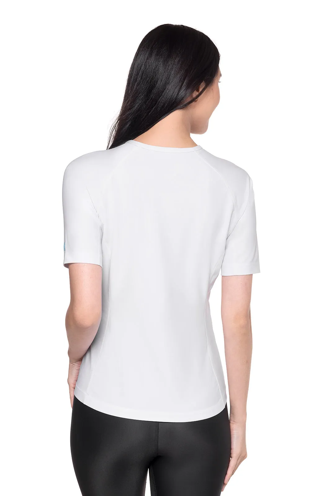 Women's Hightide Short Sleeve Swim Shirt | White