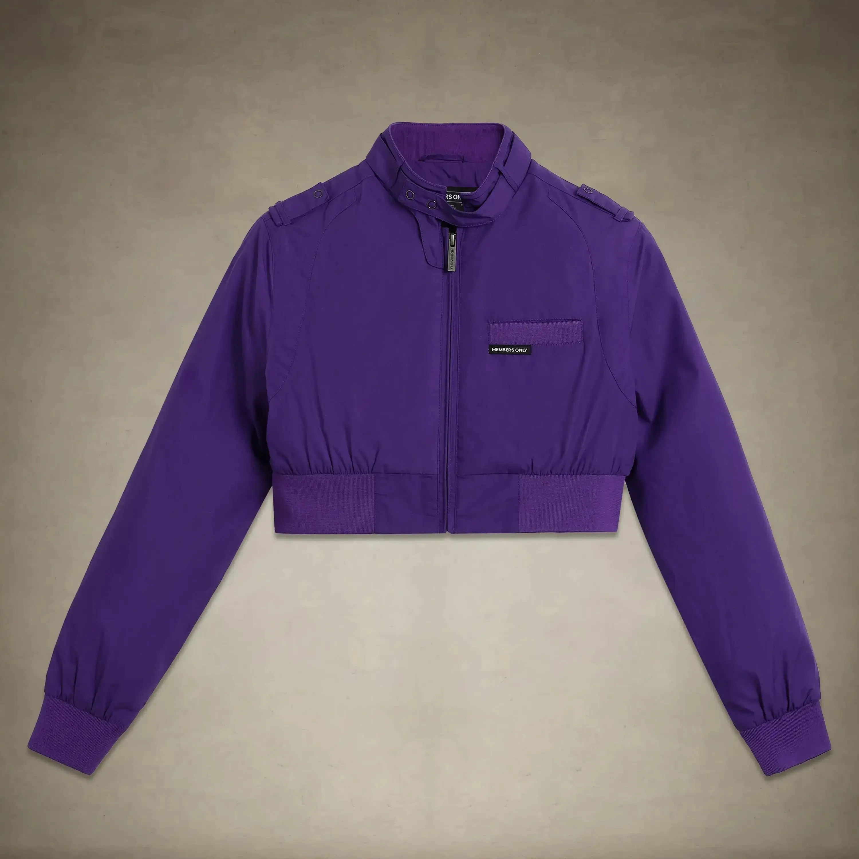 Women's Mini Cropped Racer Jacket