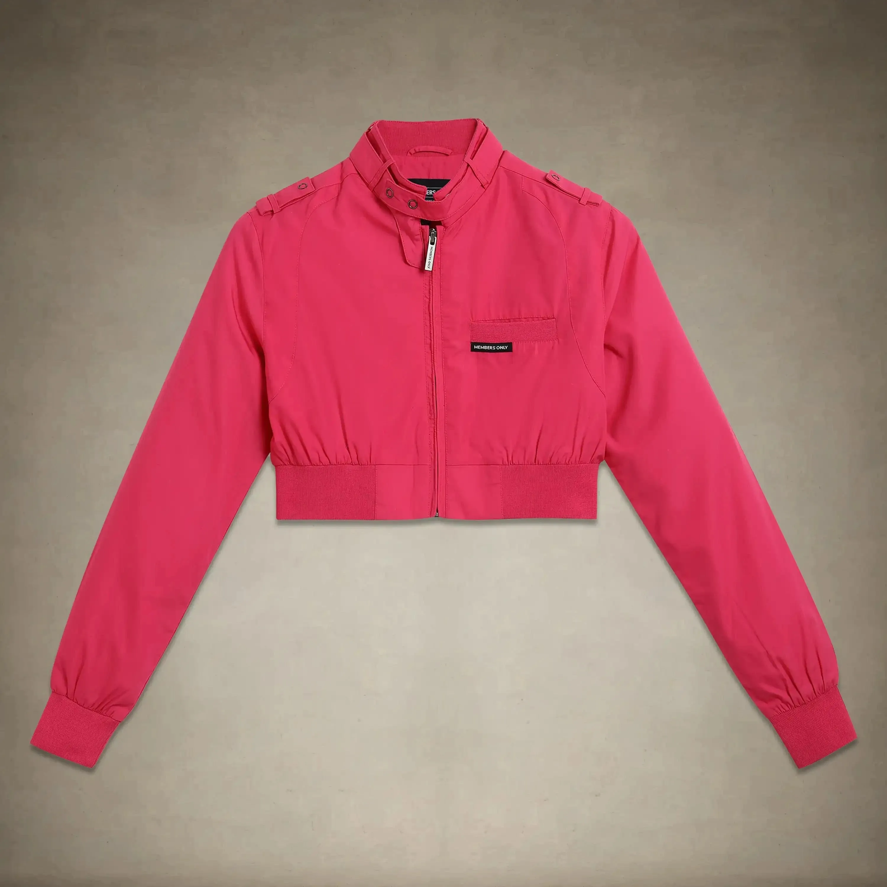 Women's Mini Cropped Racer Jacket