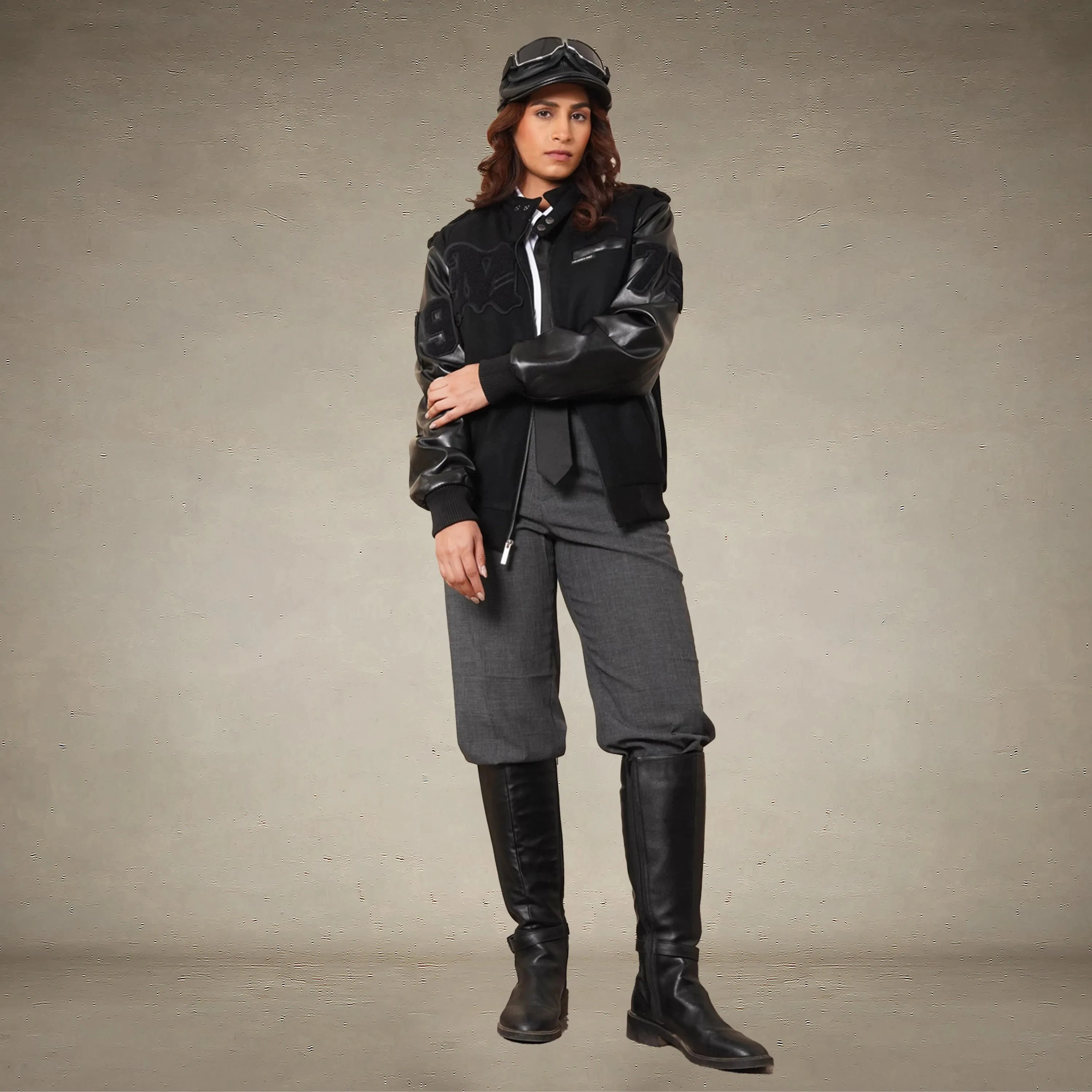Women's Oversized Varsity Jacket