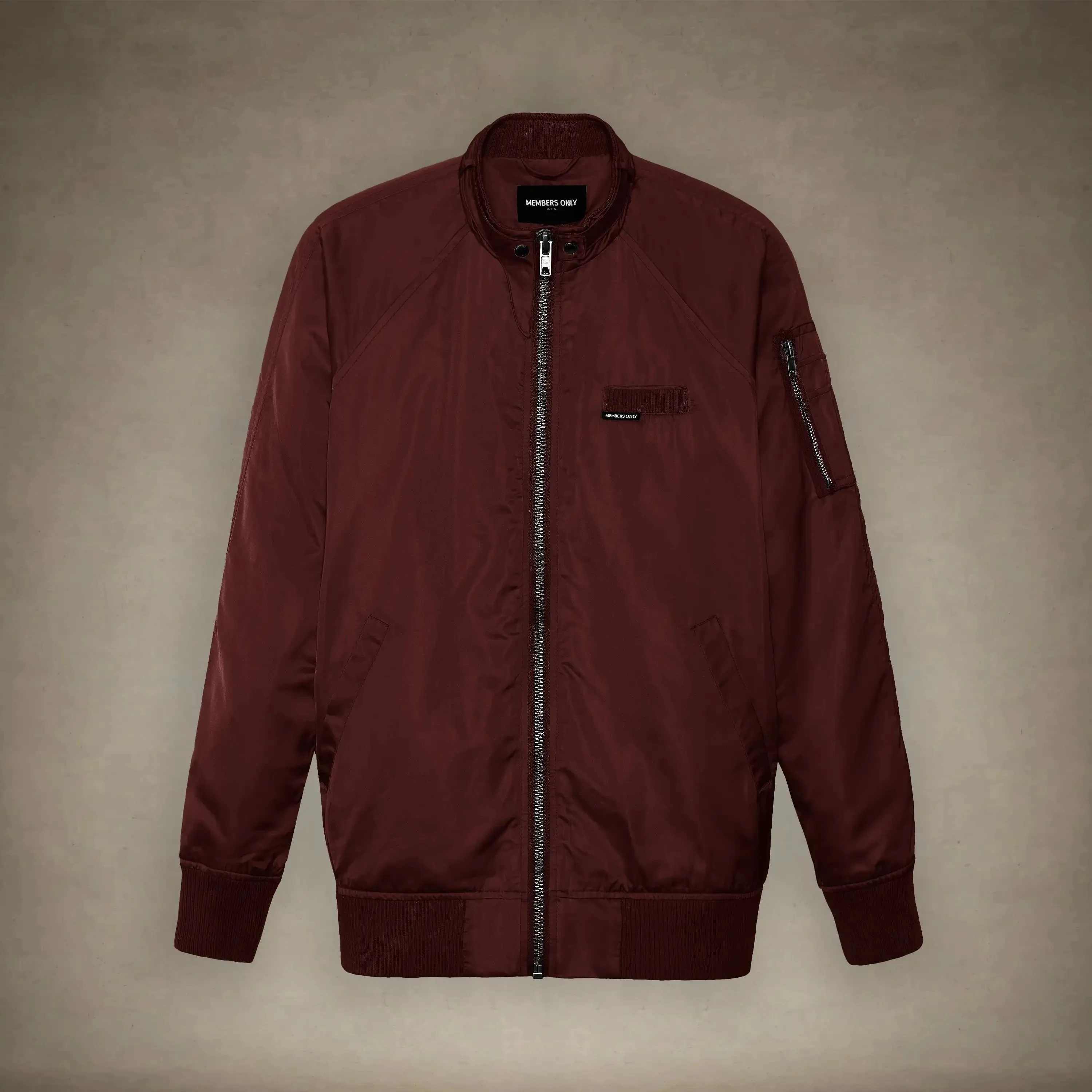 Women's Satin Bomber Jacket