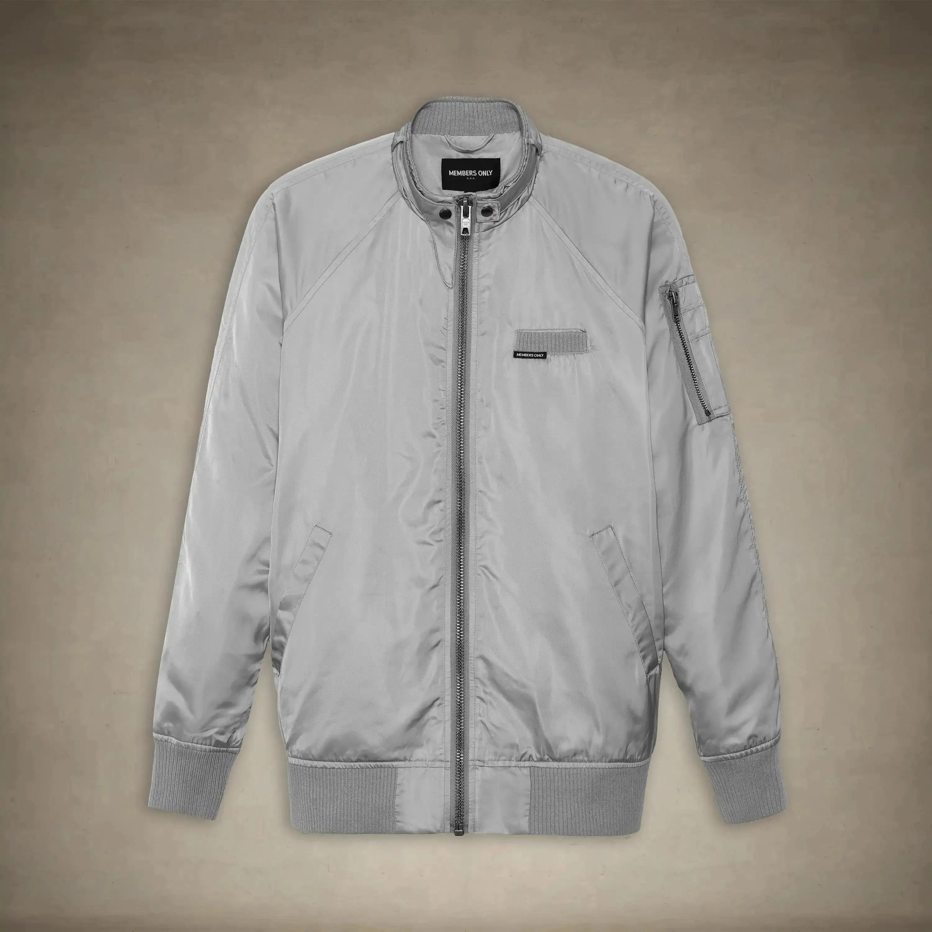 Women's Satin Bomber Jacket