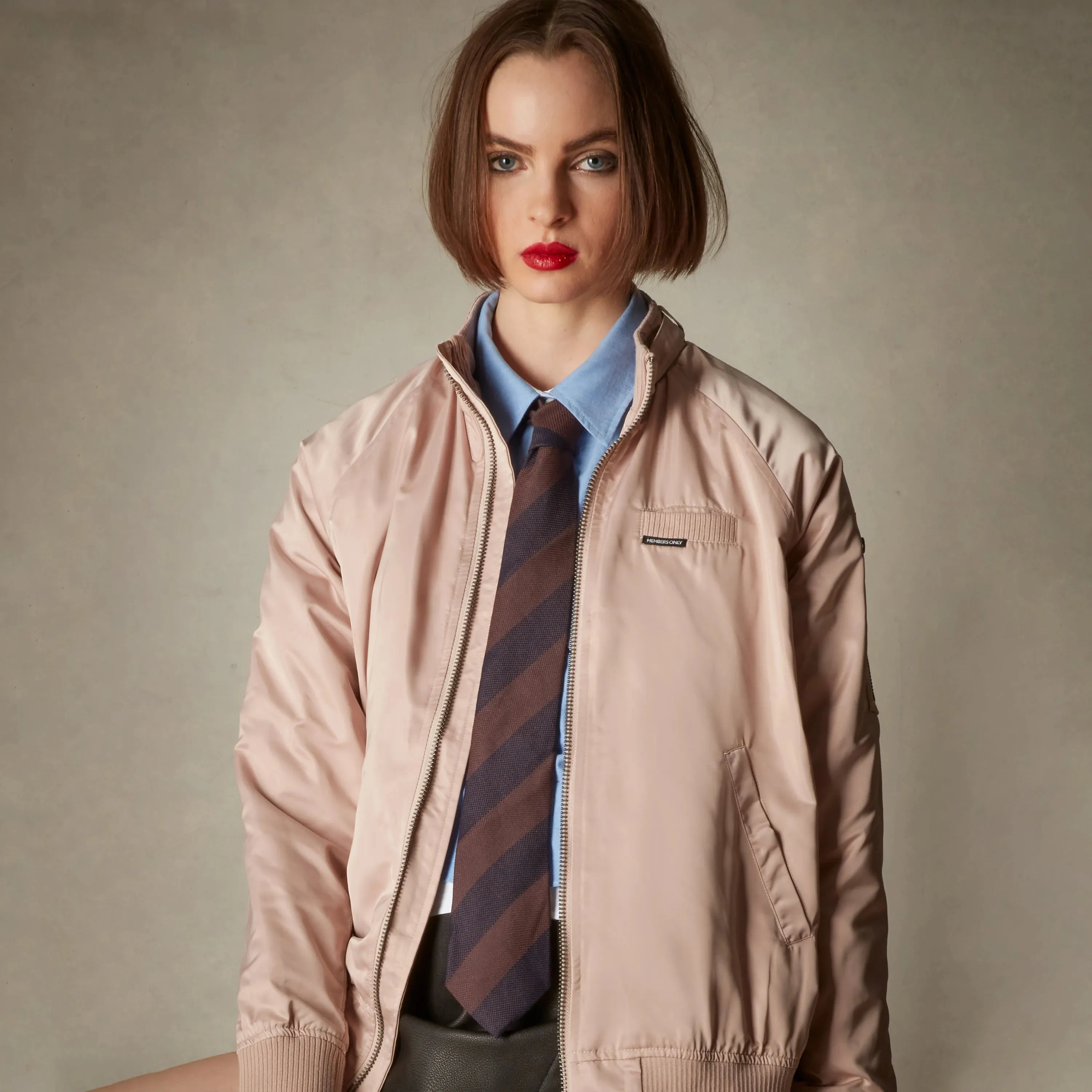 Women's Satin Bomber Jacket