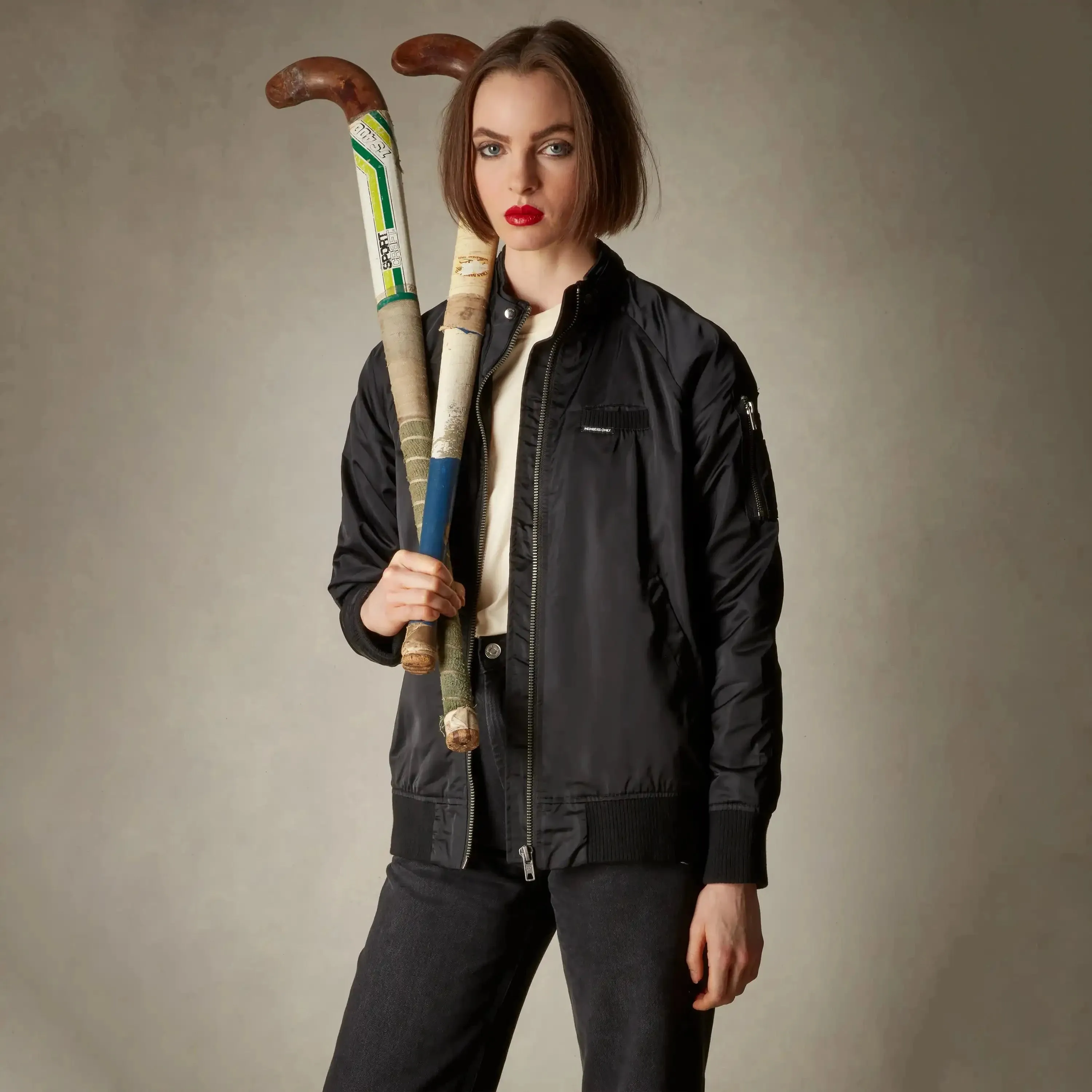 Women's Satin Bomber Jacket
