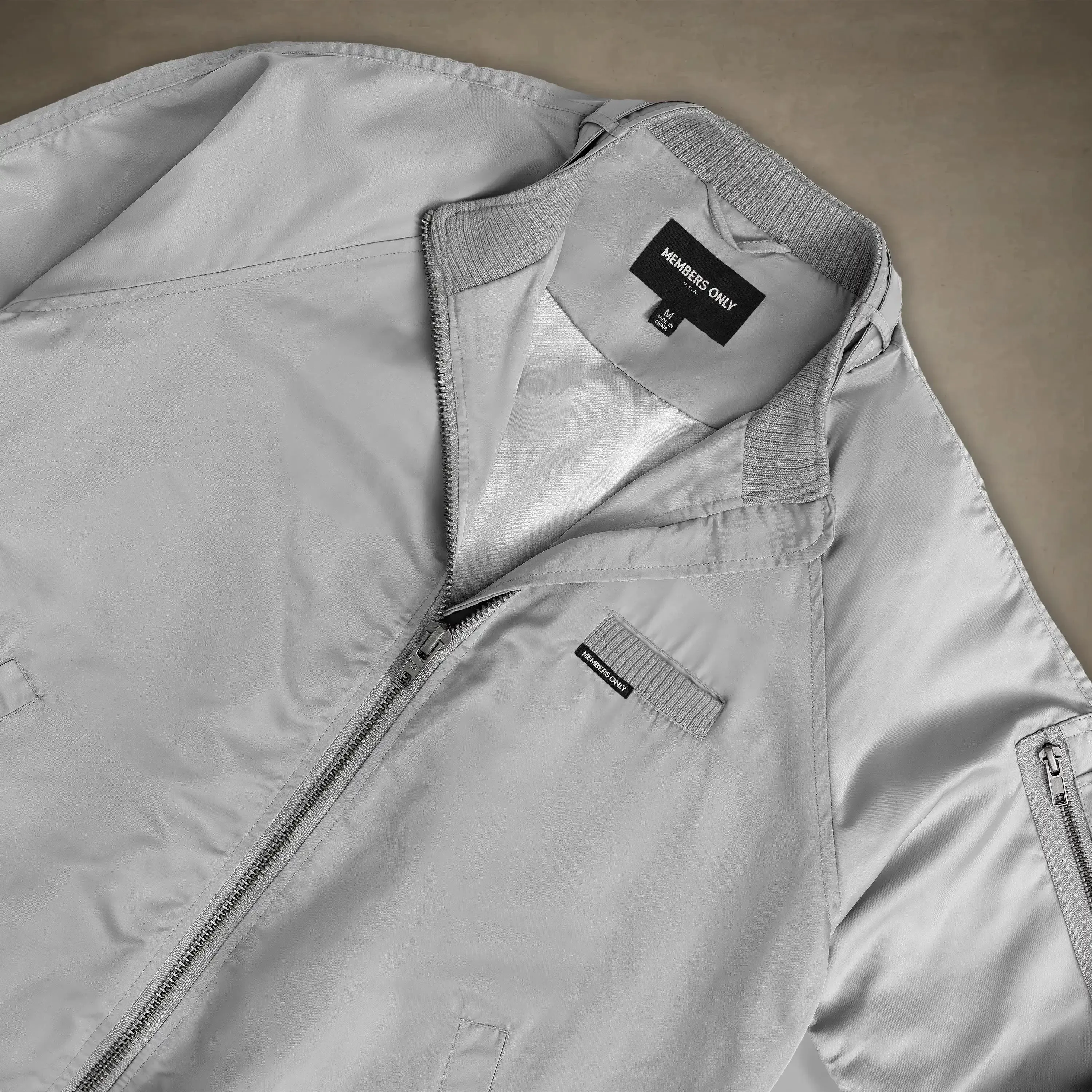 Women's Satin Bomber Jacket
