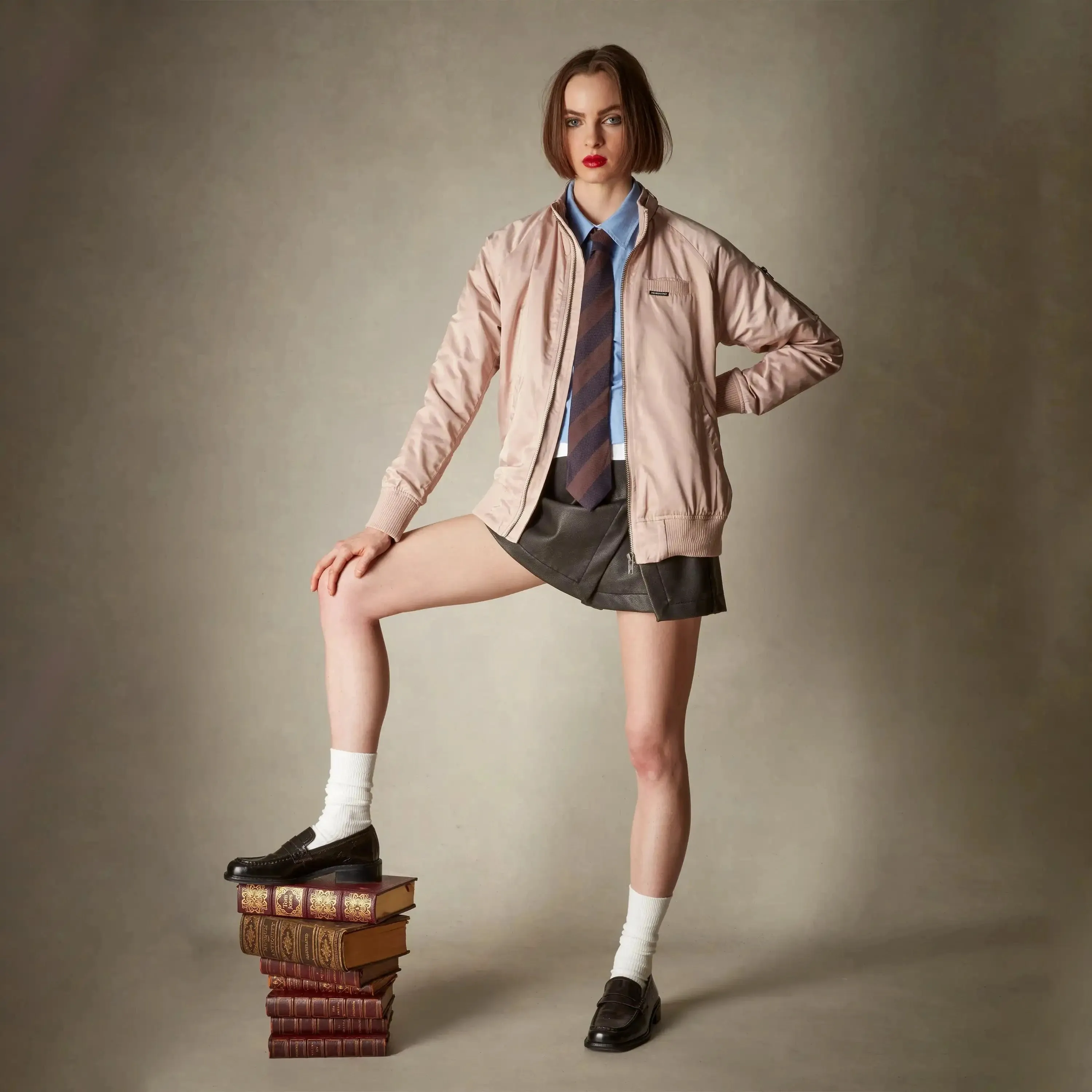 Women's Satin Bomber Jacket