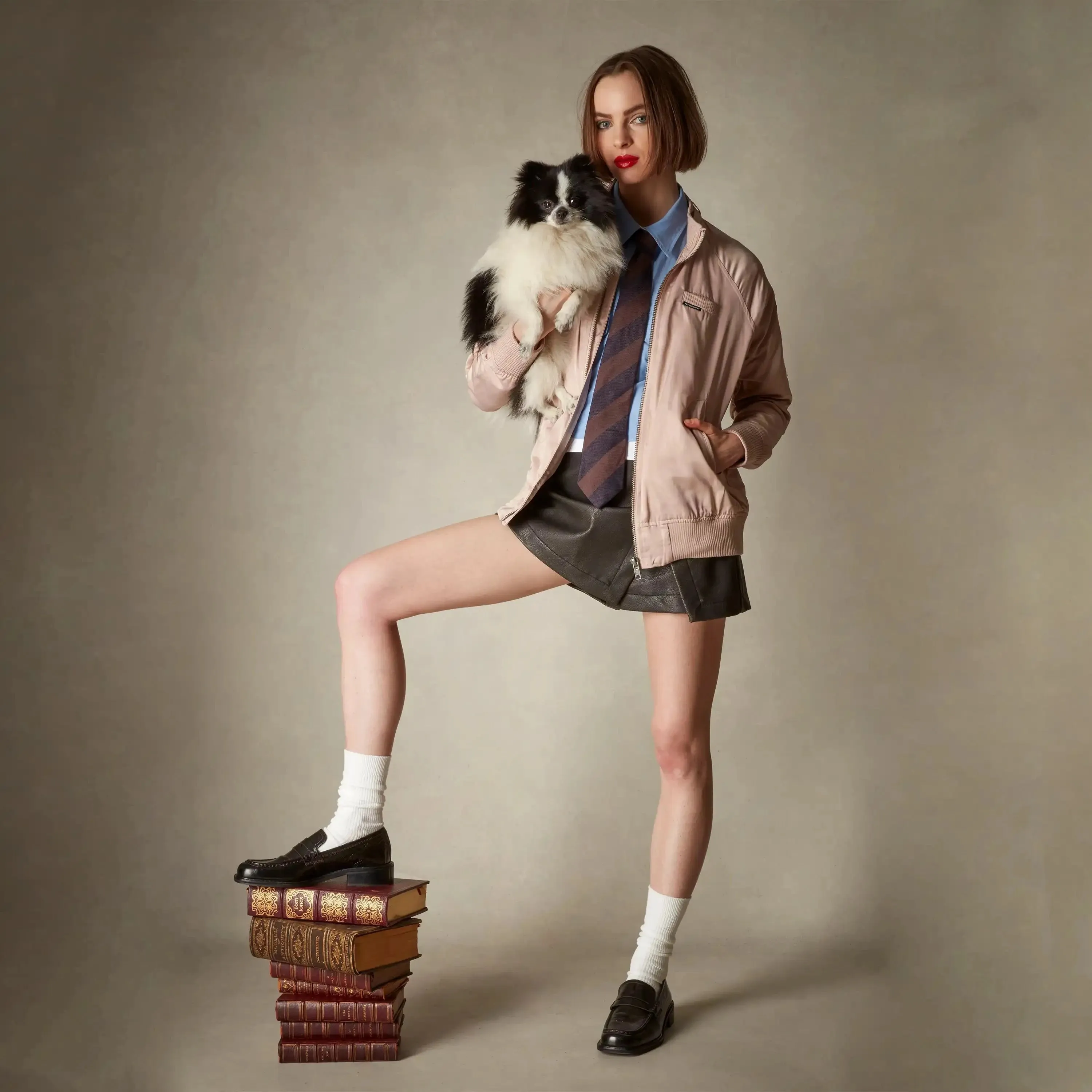 Women's Satin Bomber Jacket