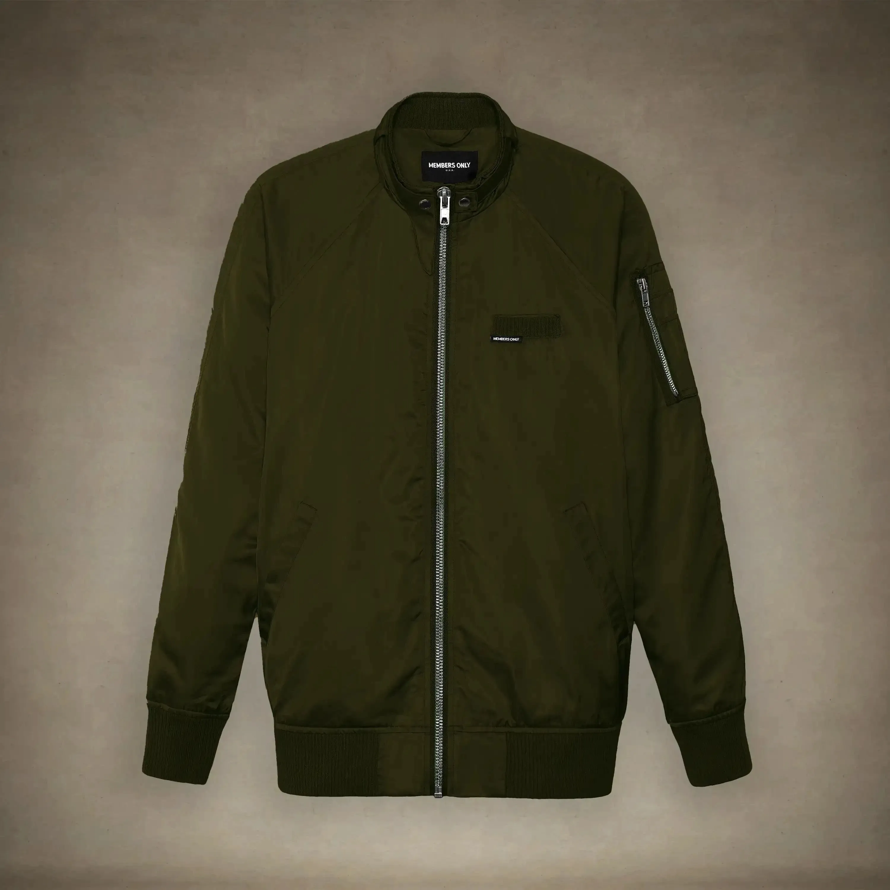 Women's Satin Bomber Jacket