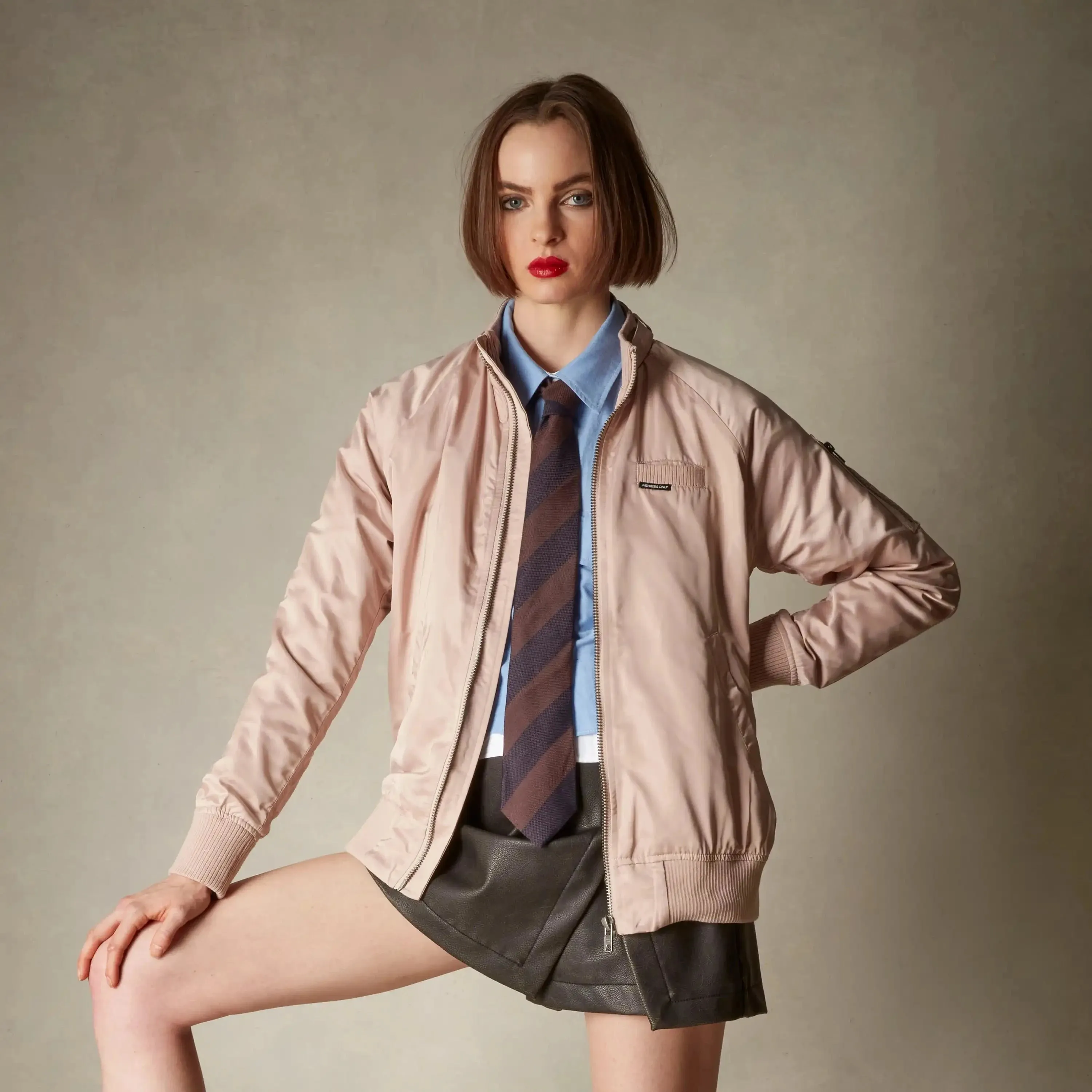 Women's Satin Bomber Jacket