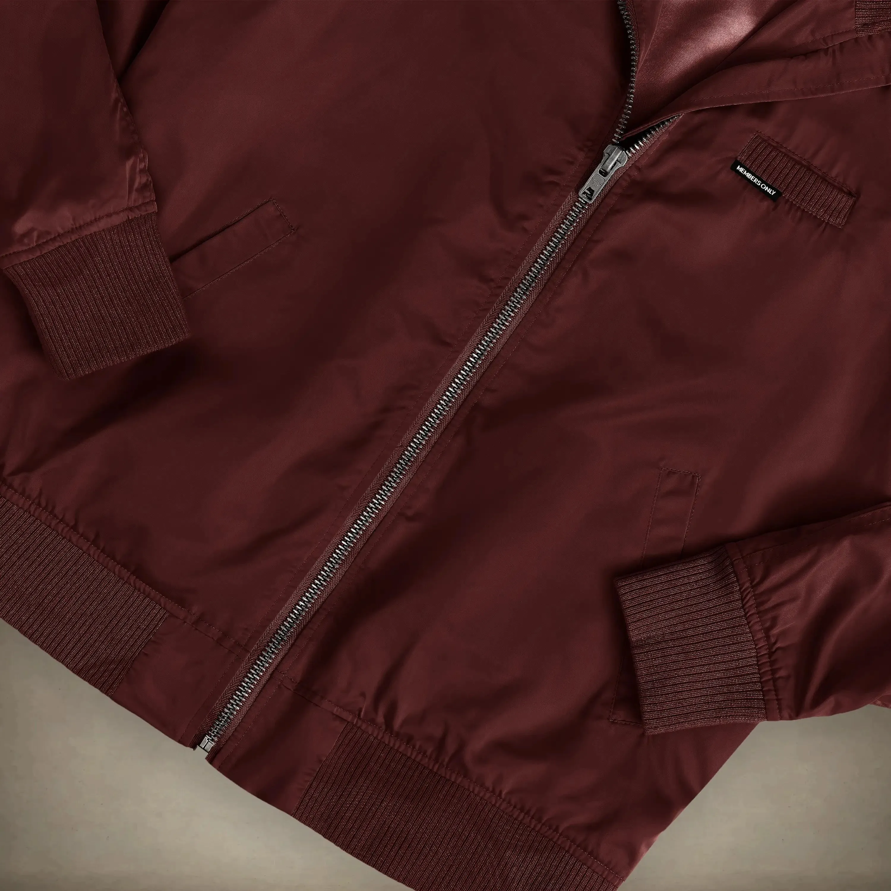 Women's Satin Bomber Jacket