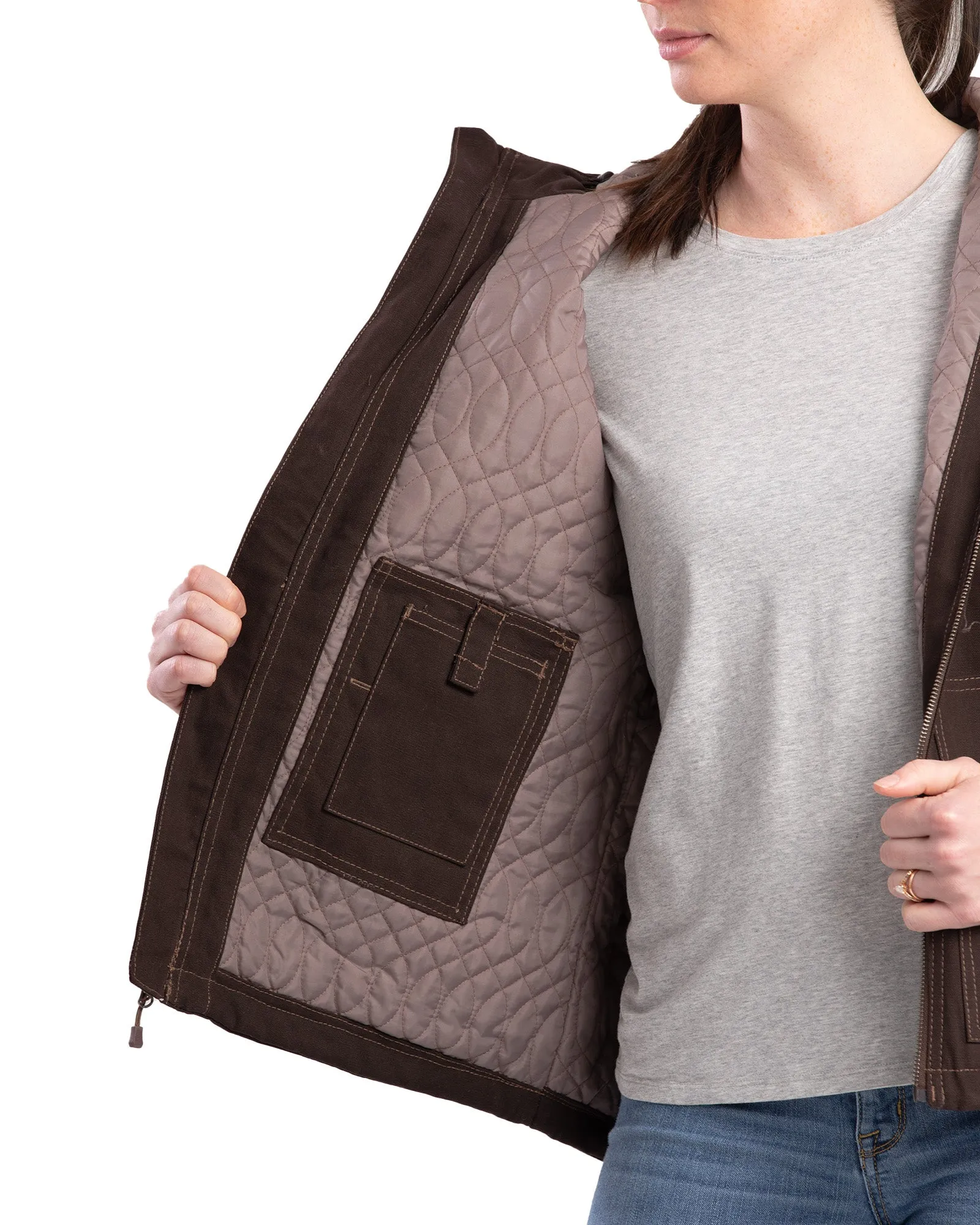 Women's Softstone Duck Hooded Jacket