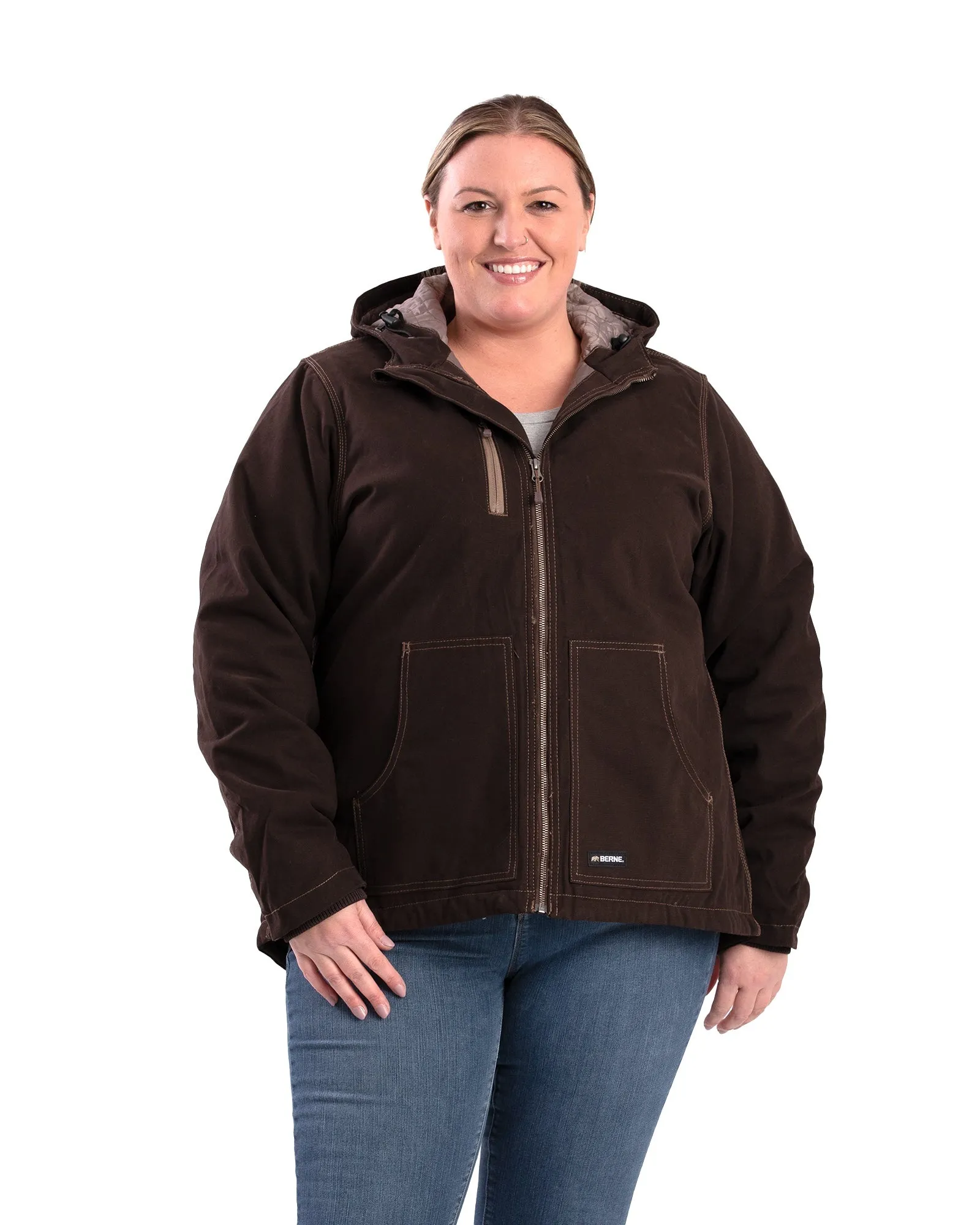 Women's Softstone Duck Hooded Jacket