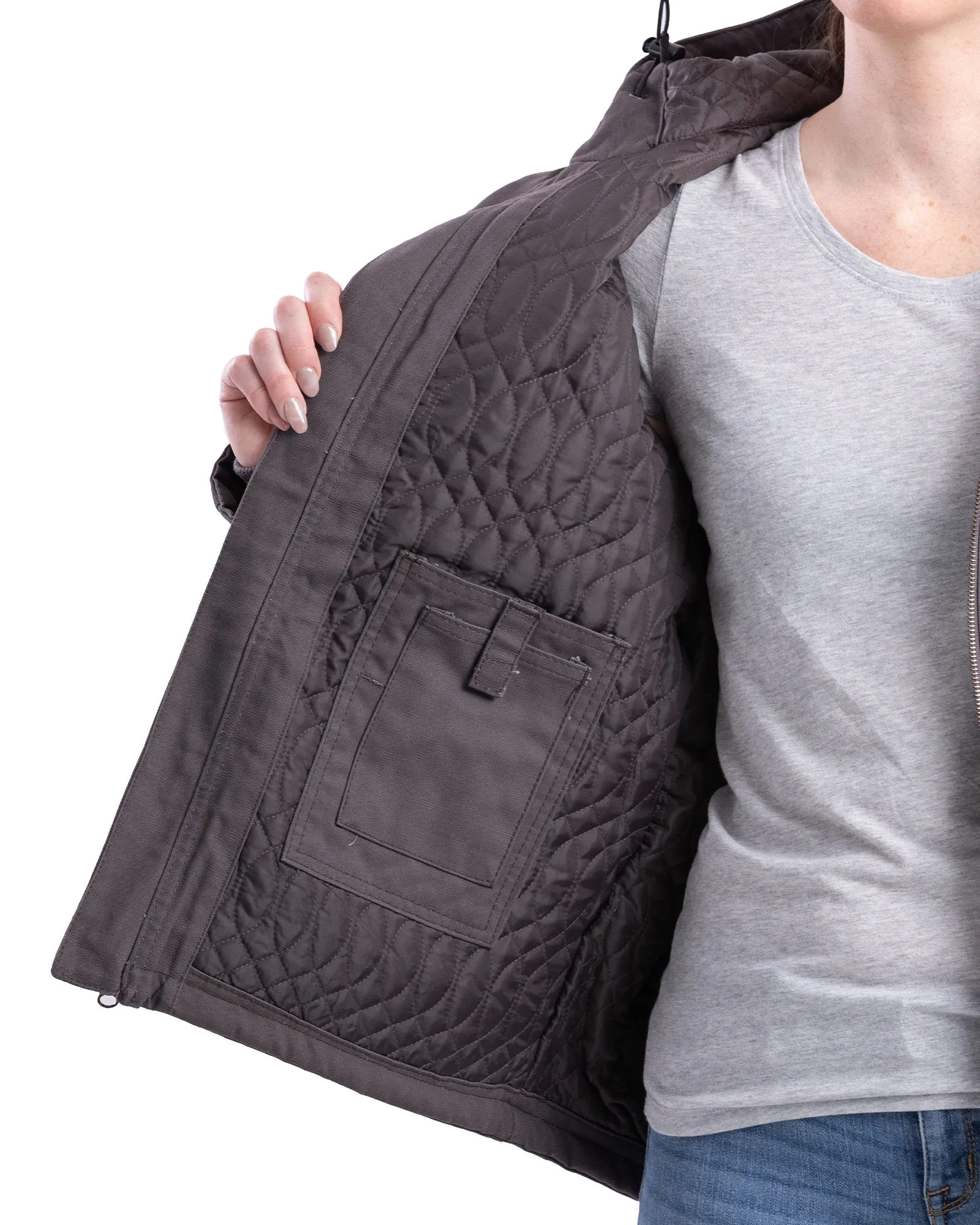 Women's Softstone Duck Hooded Jacket