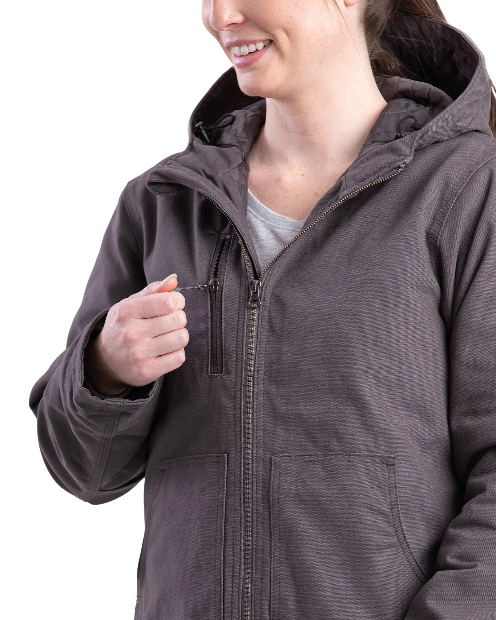 Women's Softstone Duck Hooded Jacket